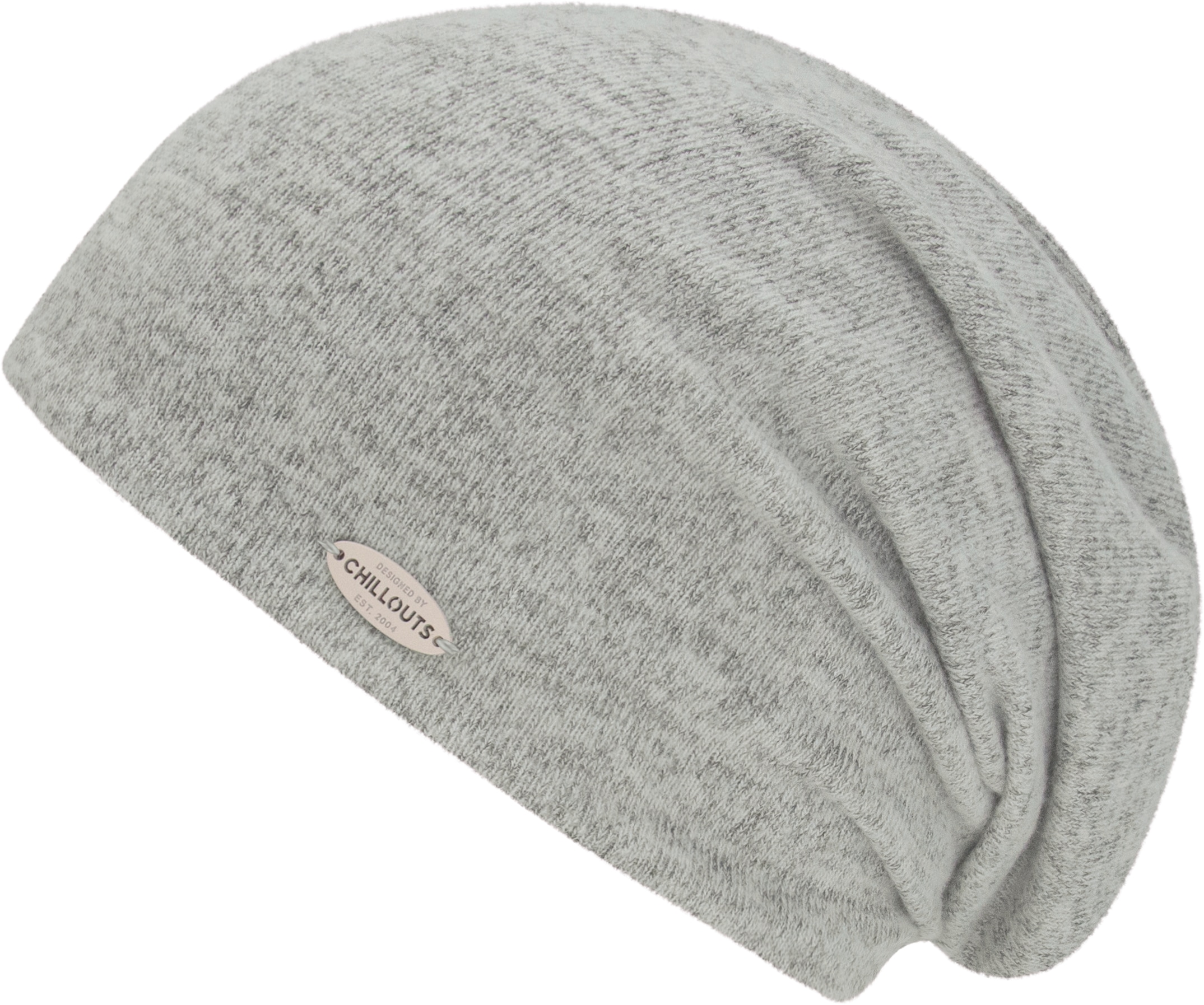 Chillouts Damen Light Grau Meliert Beanie "Vaiana Hat" Leichte Long Beanie In Neutralen Farben von Baur