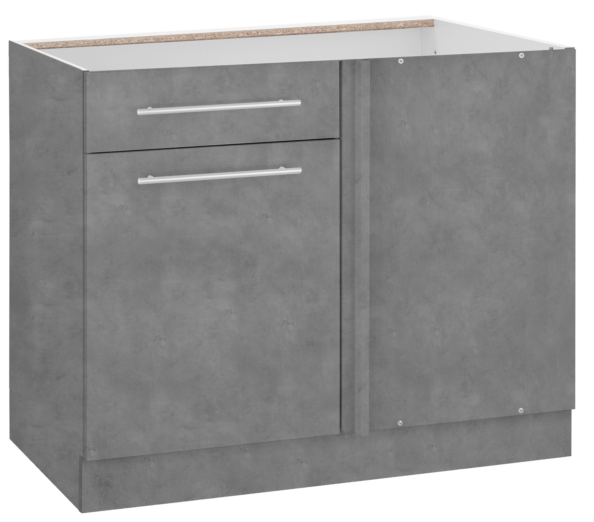 wiho Küchen Eckunterschrank »Flexi2«, Breite 100 cm, Planungsmaß 110 cm, ohne Arbeitsplatte