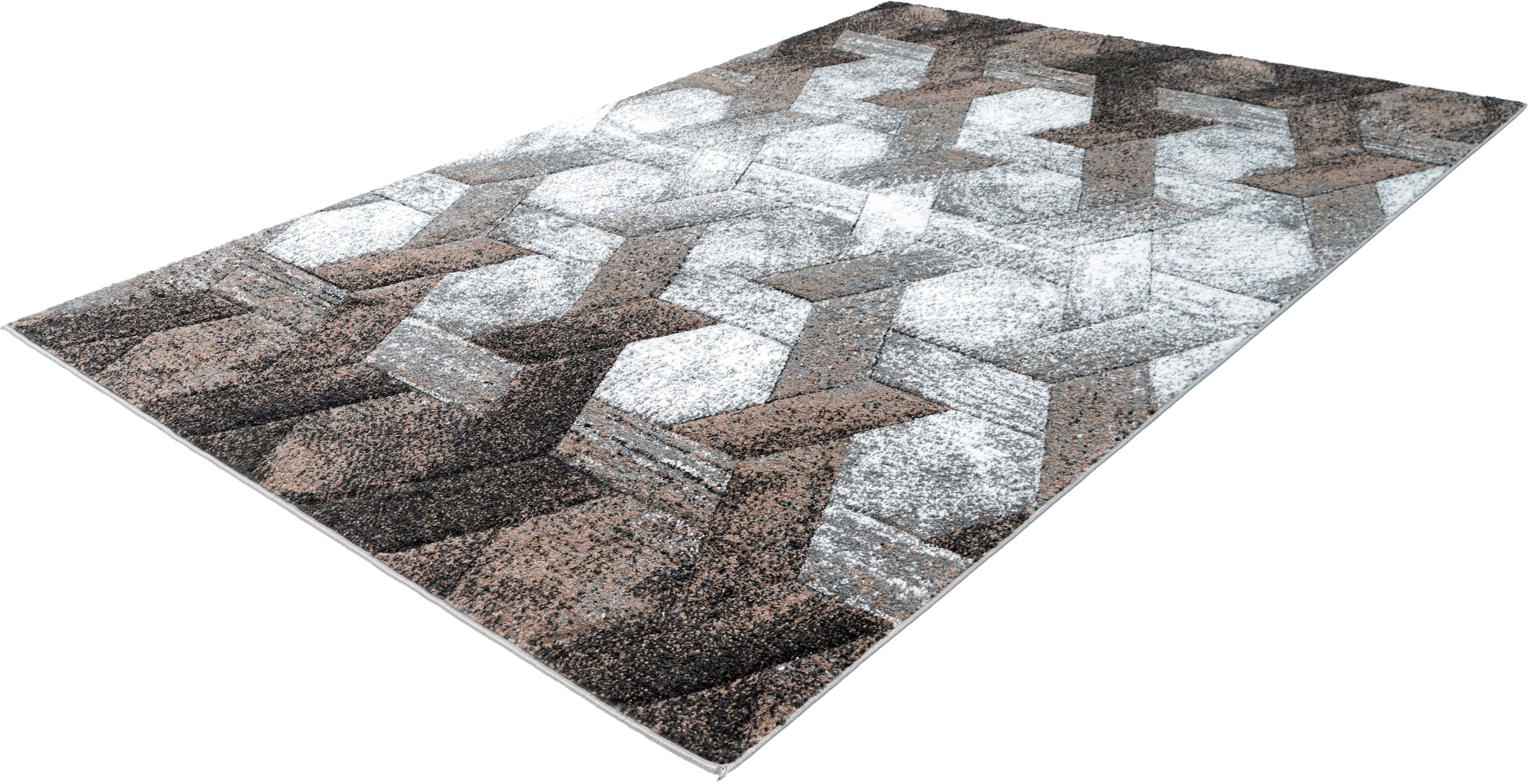 calo-deluxe Teppich »Astro 301«, rechteckig, 14 mm Höhe, Kurzflor, Wohnzimmer