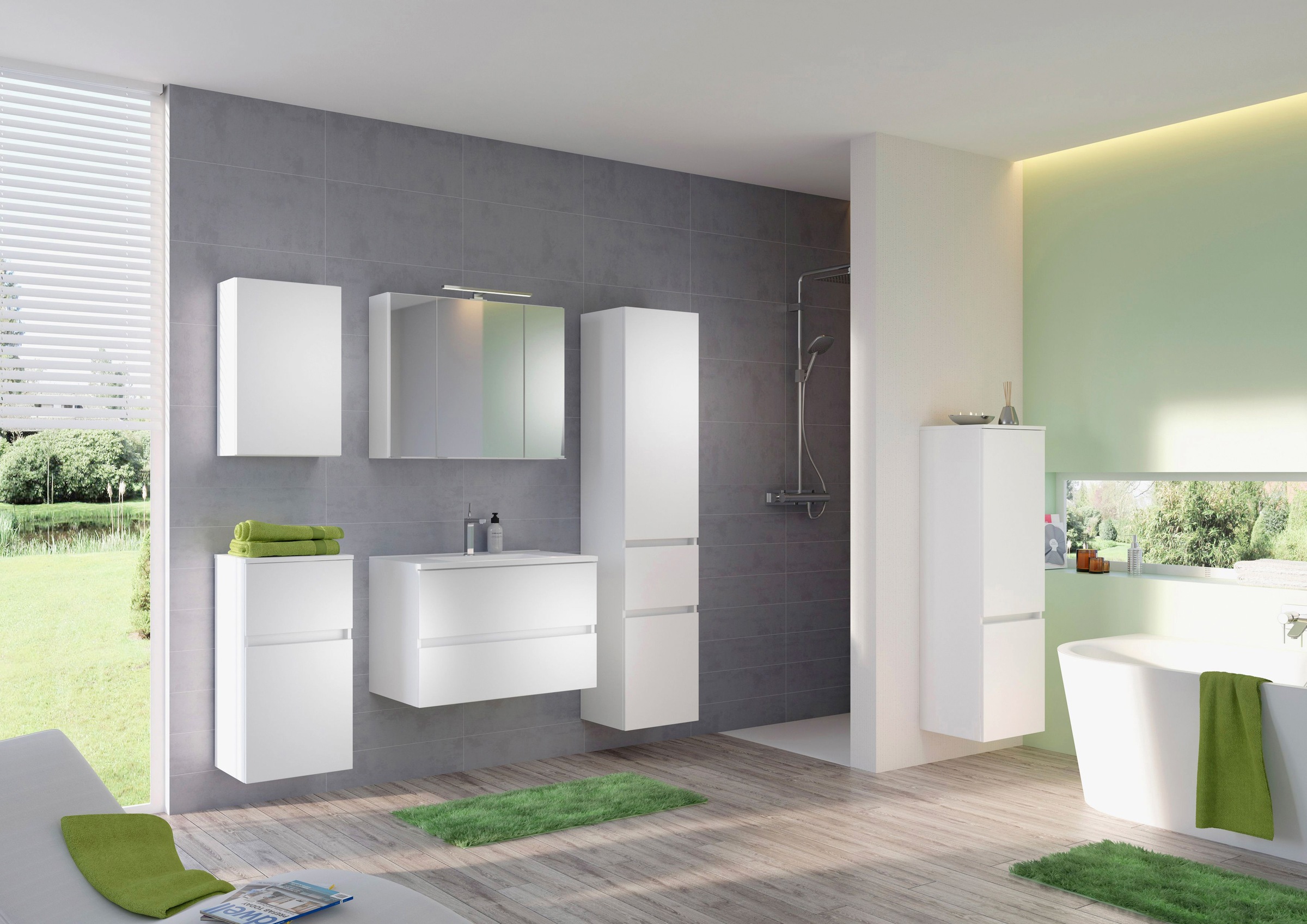 welltime Unterschrank »Baabe«, Badmöbel, Breite 40 cm