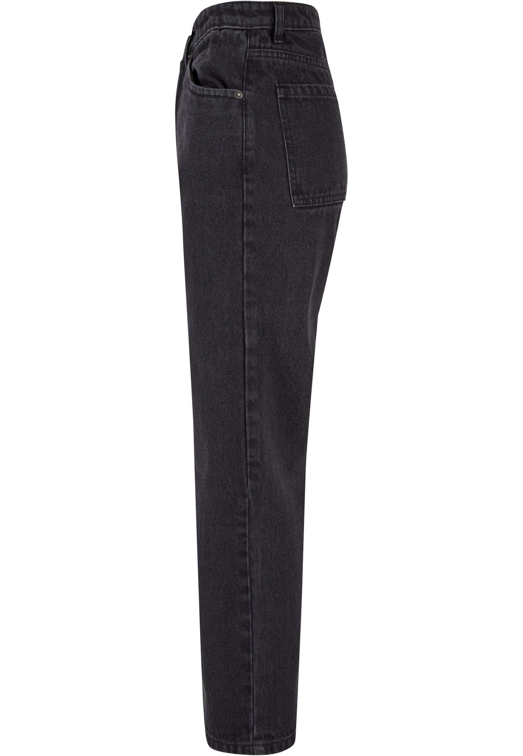 URBAN CLASSICS Bequeme Jeans »Urban Classics Damen Ladies Cropped Straight Leg Denim Pants«