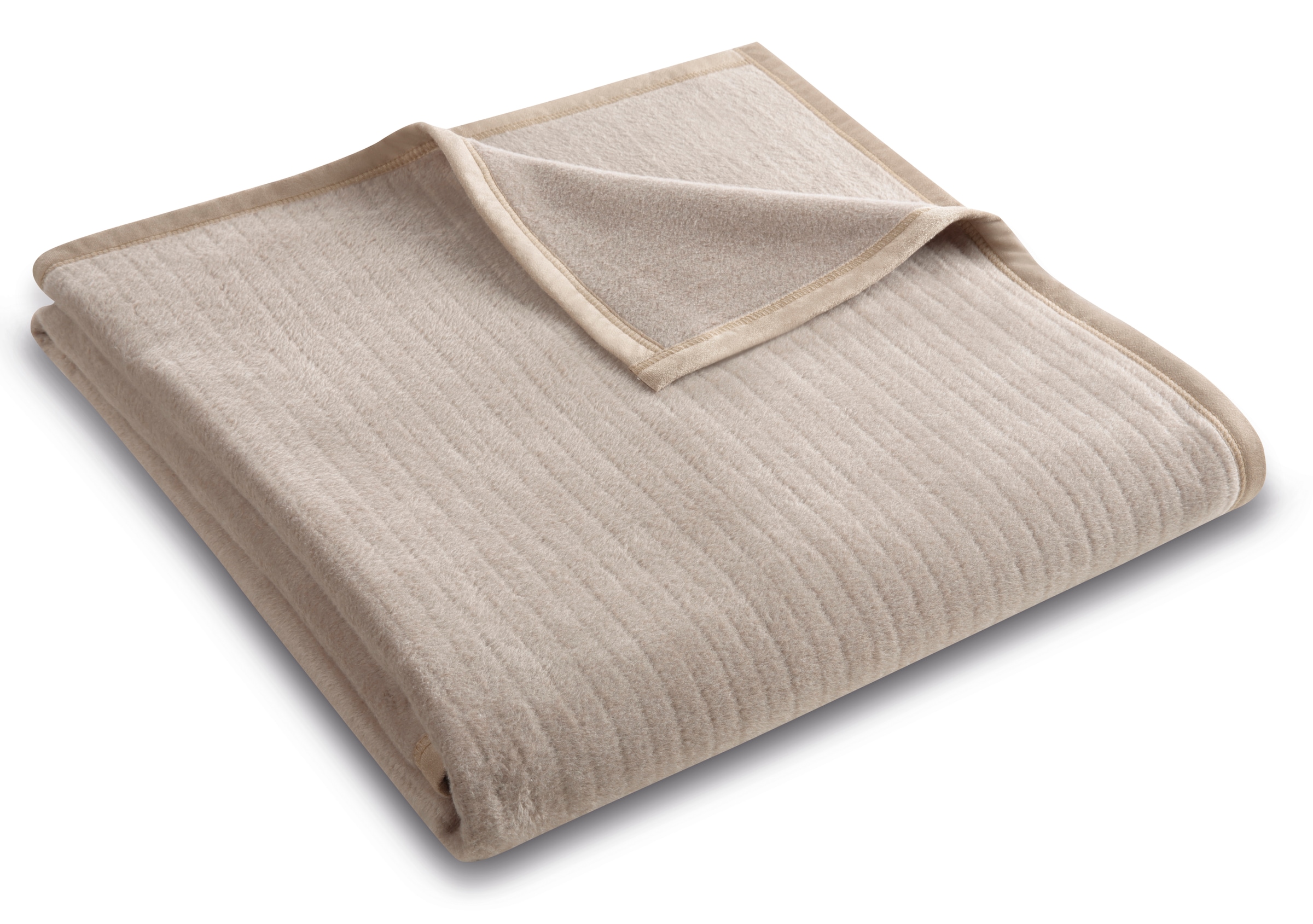 Biederlack Wohndecke "Feel mit schöner Hoch-Tief-Struktur" Made in Germany günstig online kaufen