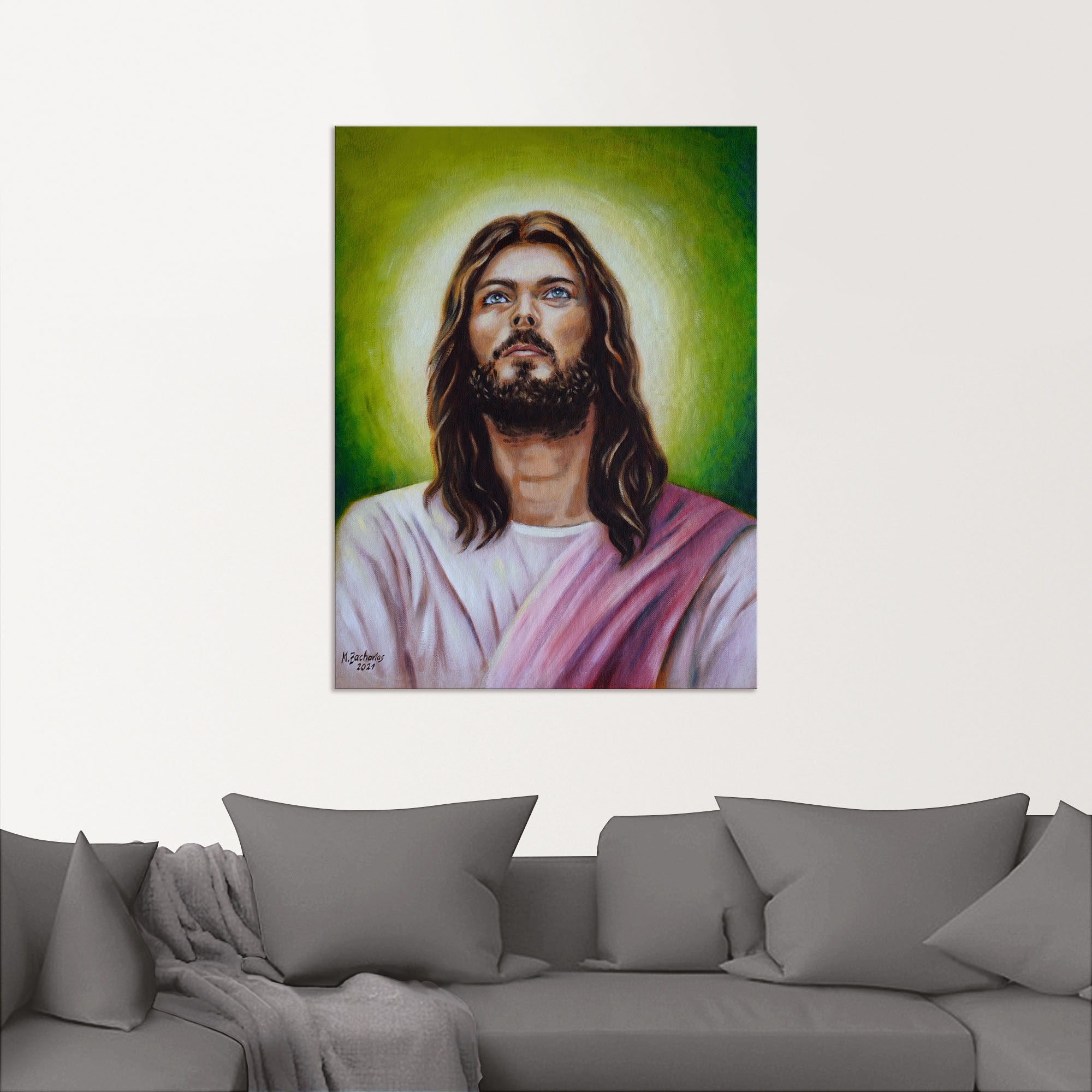 Artland Wandbild »Jesus Christus Porträt«, Christliche Bilder, (1 St.), als Leinwandbild, Poster in verschied. Größen