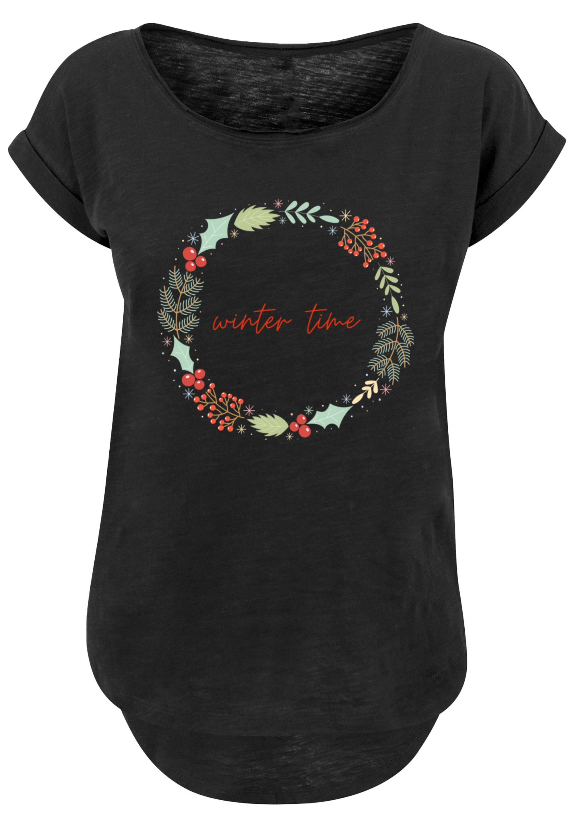 F4NT4STIC T-Shirt »Winter Time«, Print