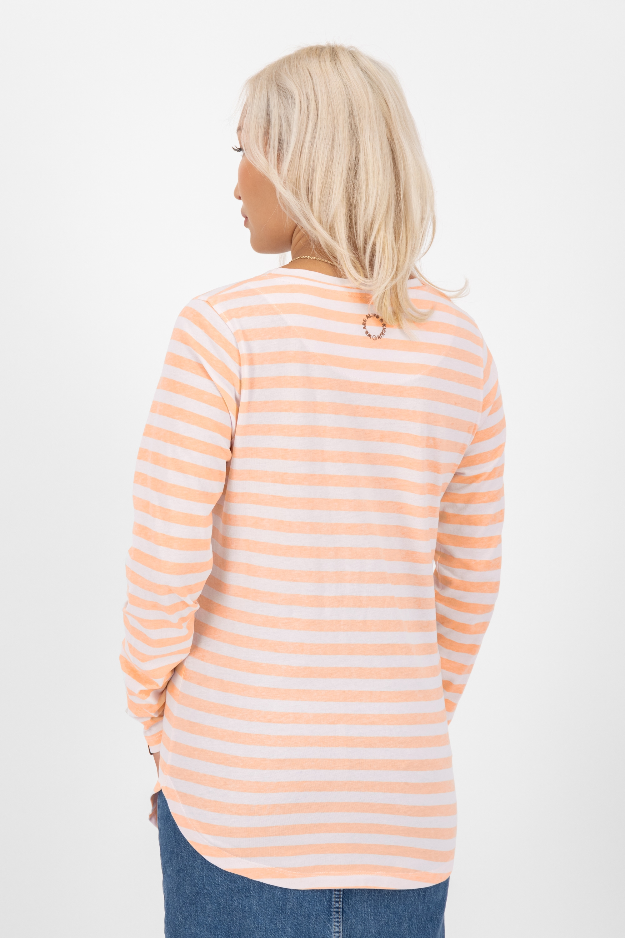 Alife & Kickin Langarmshirt »Damen LeaAK Z«, Figurnah geschnittenes Longsleeve Shirt mit Rundhalsausschnitt