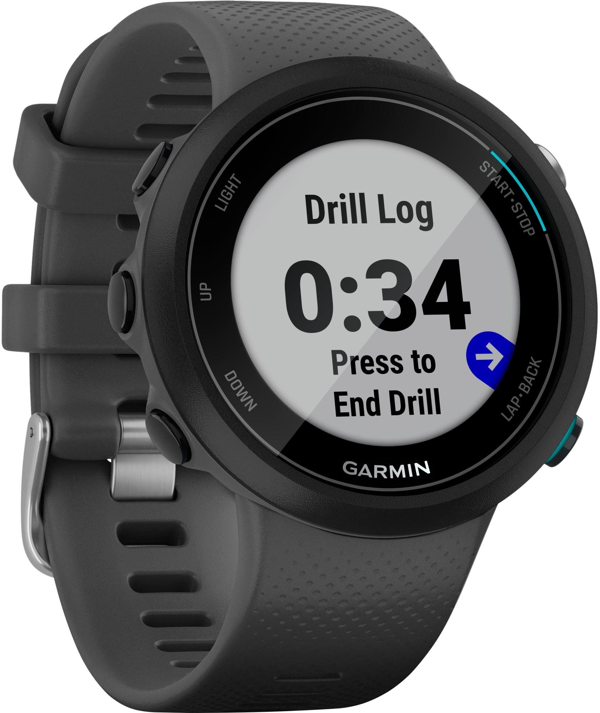 Garmin Smartwatch »Swim2 mit Silikon-Armband 20 mm«