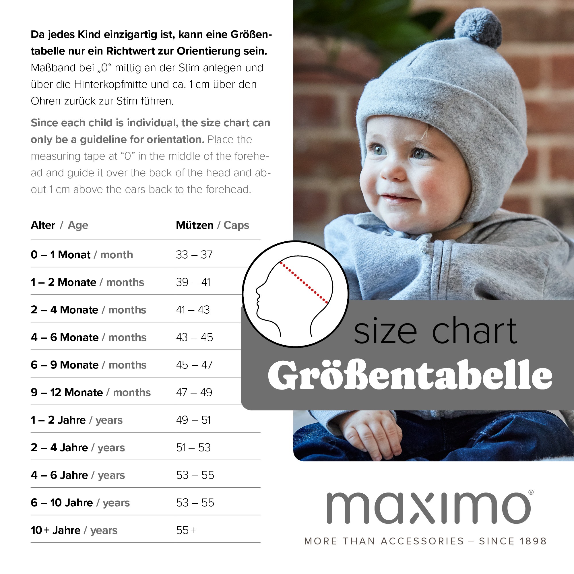 Beanie MAXIMO, Mädchen, Gr. 55/57, dunkelpinkmeliert, Strick, Materialmix, mehrfarbig, Mützen Beanie, wärmend, mehrfarbig, mit breitem Umschlag, gefüttert 3