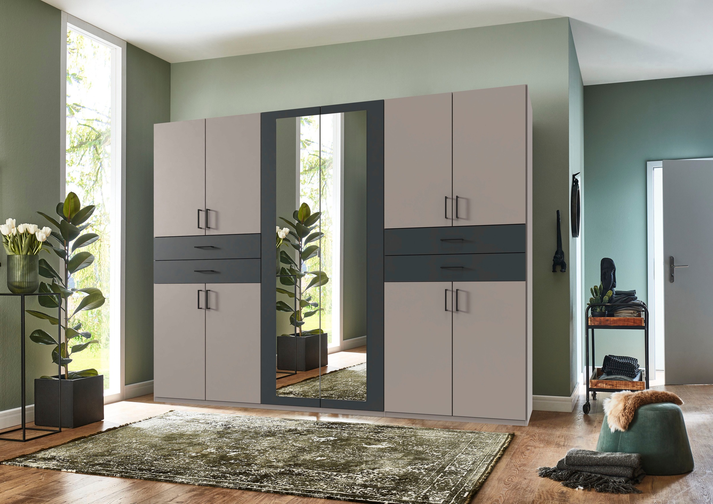 Wimex Kleiderschrank "Taiga Kleiderschrank mit Spiegel Topseller" mit Schub günstig online kaufen