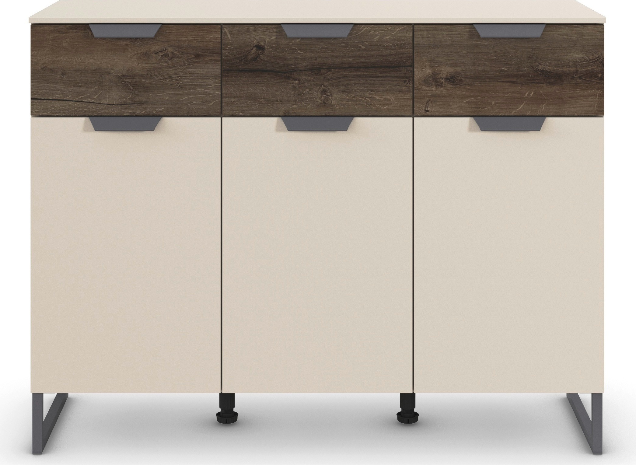 rauch Kombikommode "Barea" Breite 120 cm, Höhe 92 cm, 3 Türen, 3 geräumige günstig online kaufen