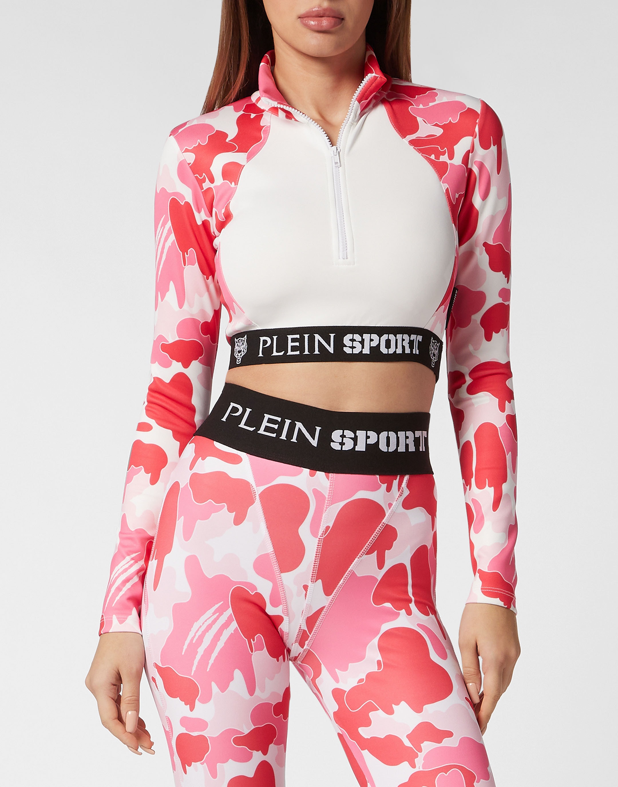 PLEIN SPORT Lauftop "Sport Top Camouflage"