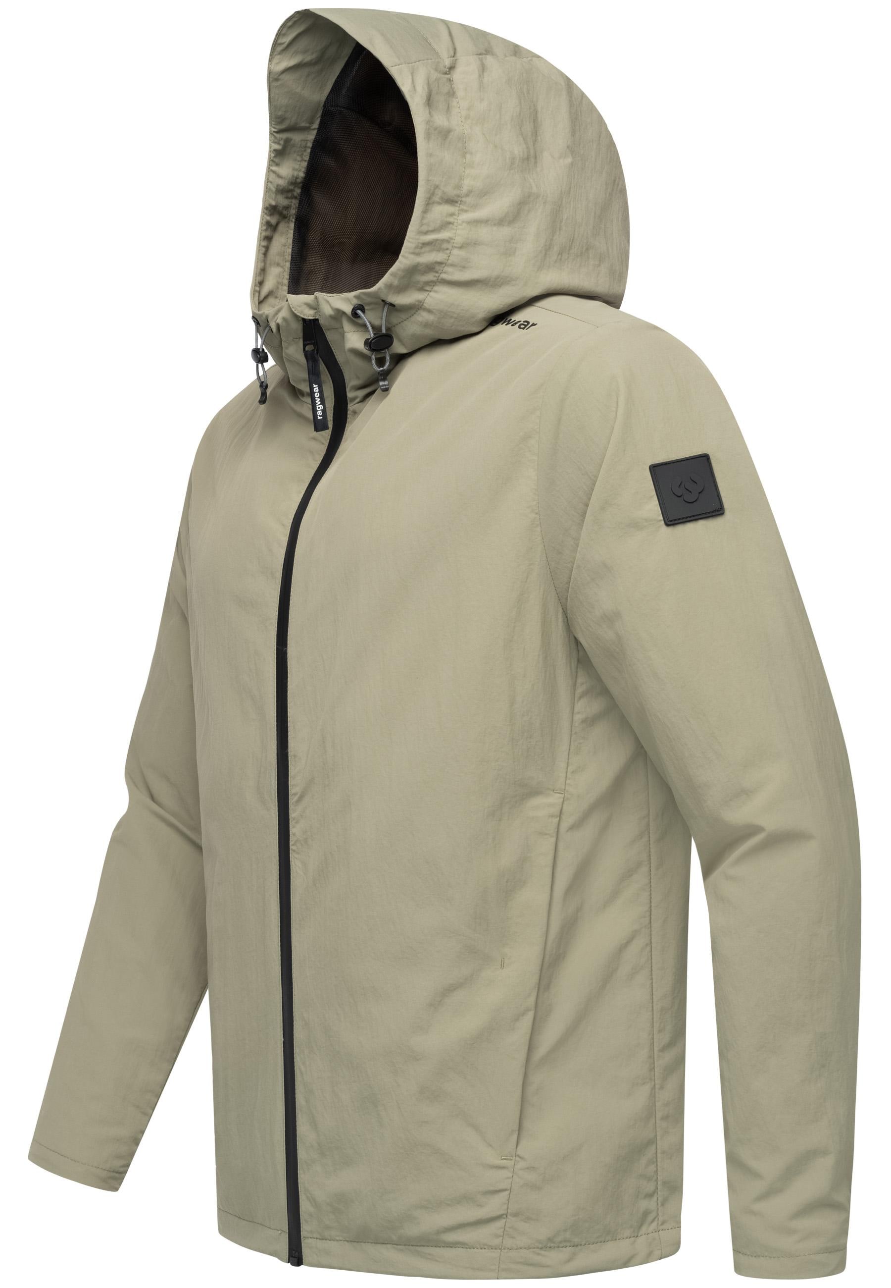 Ragwear Outdoorjacke »Lewie«, mit Kapuze, Übergangsjacke mit wasserdichtem Reißverschluss