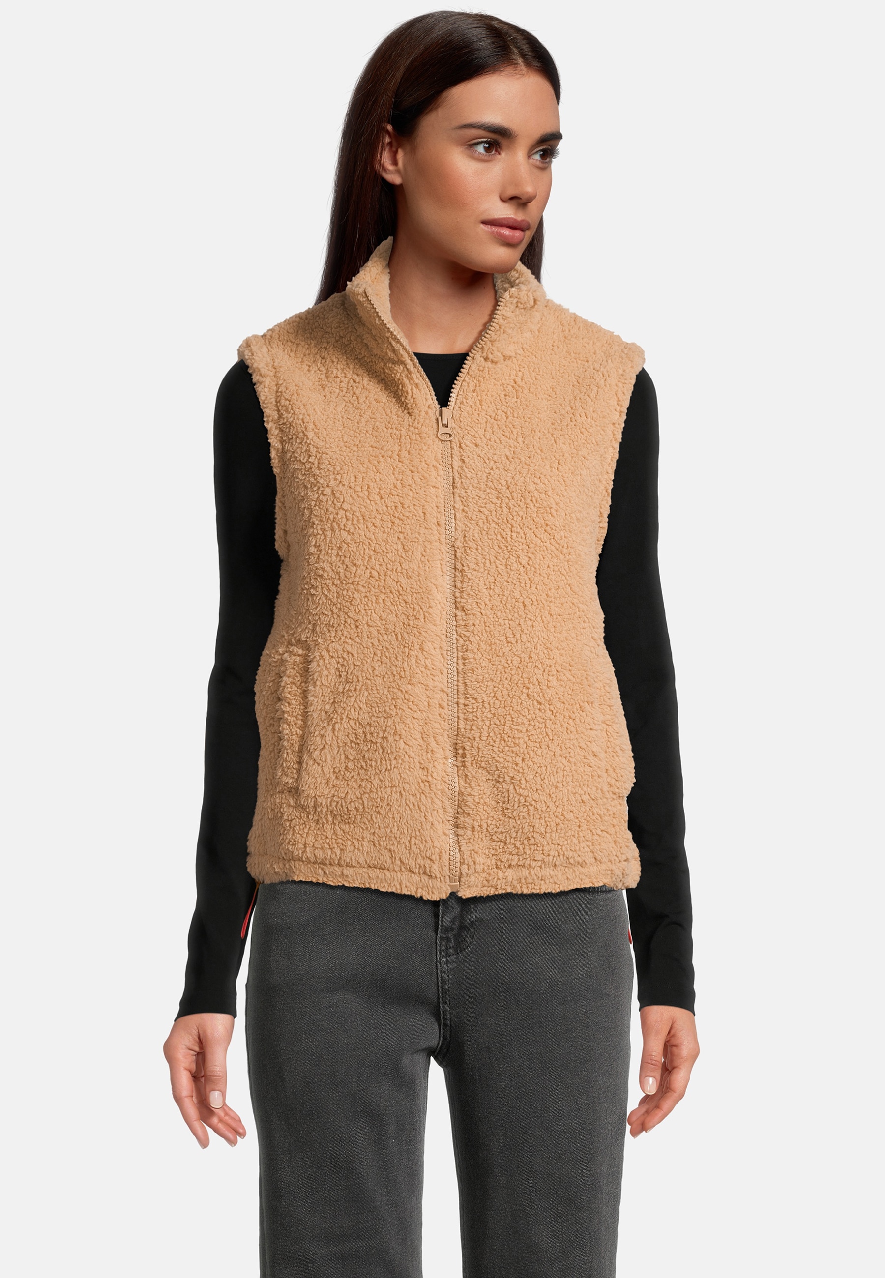 salzhaut Plüschweste »Weste Momang«