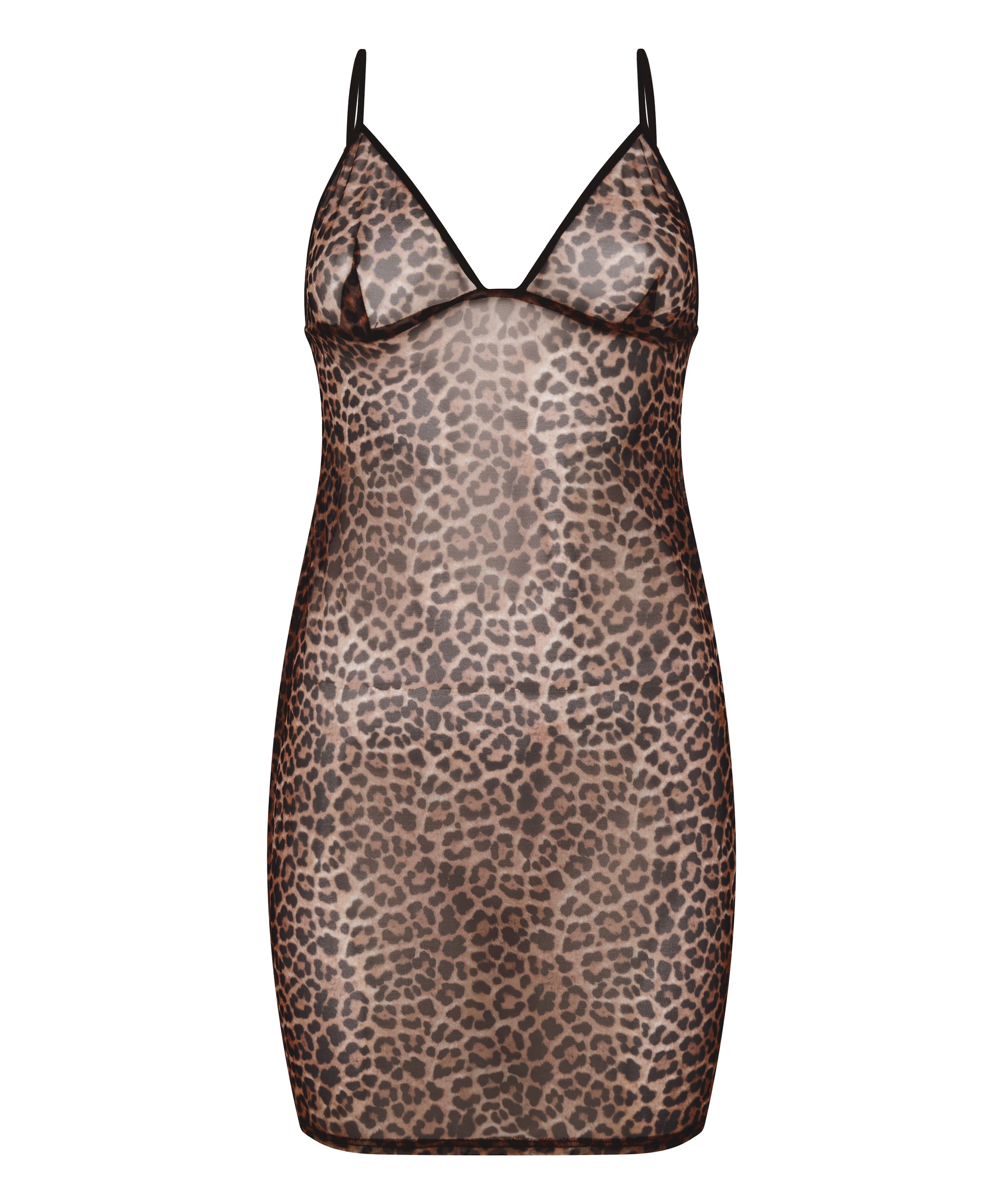 Hunkemöller Pyjama »Leopard Mesh-Slipdress«