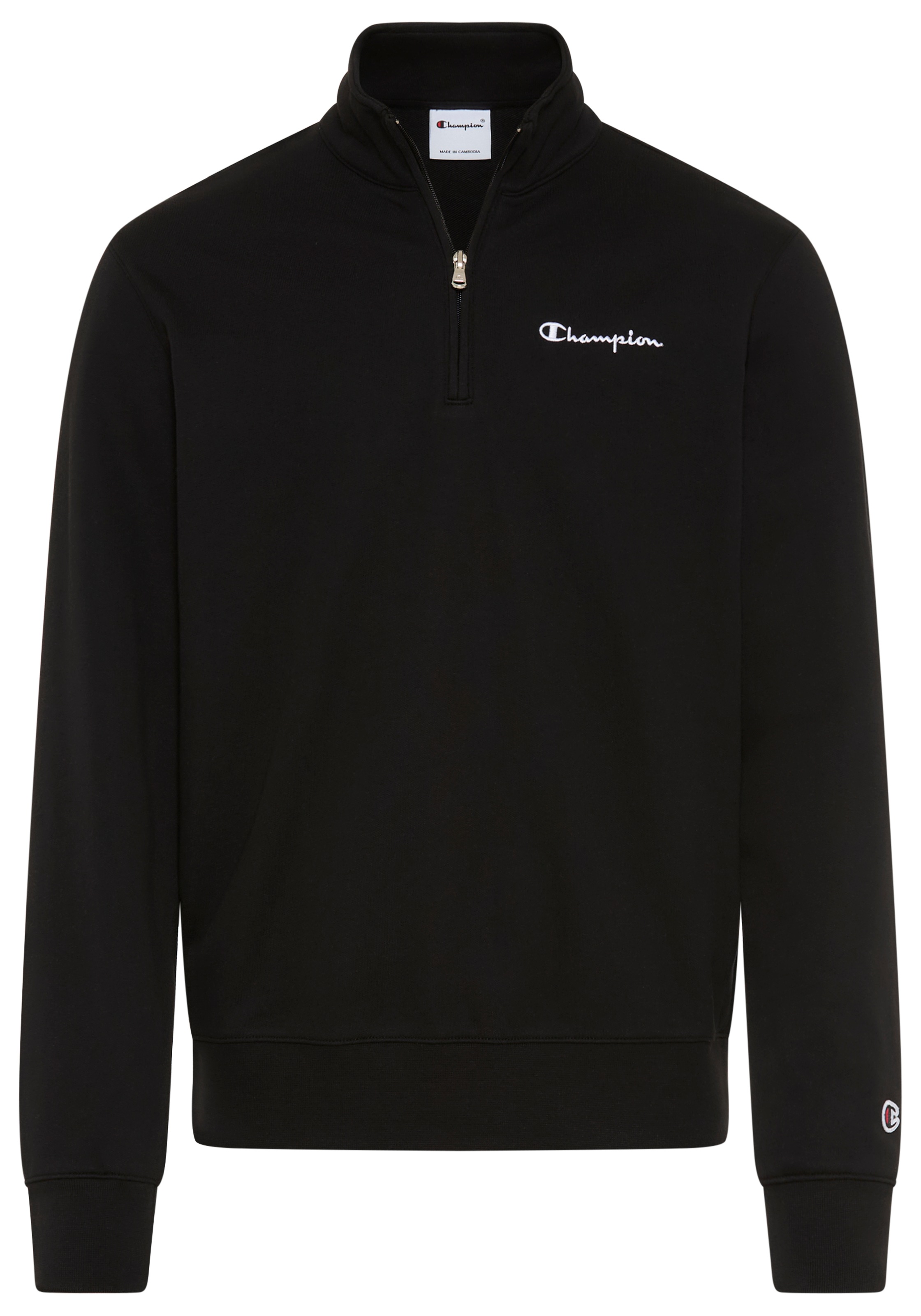 Champion Sweatshirt »ICONS CONTRAST Terry Half Zip Sweatshirt«, sportlicher Schnitt, Halb-Zip-Verschluss, mit Kontrast-Details
