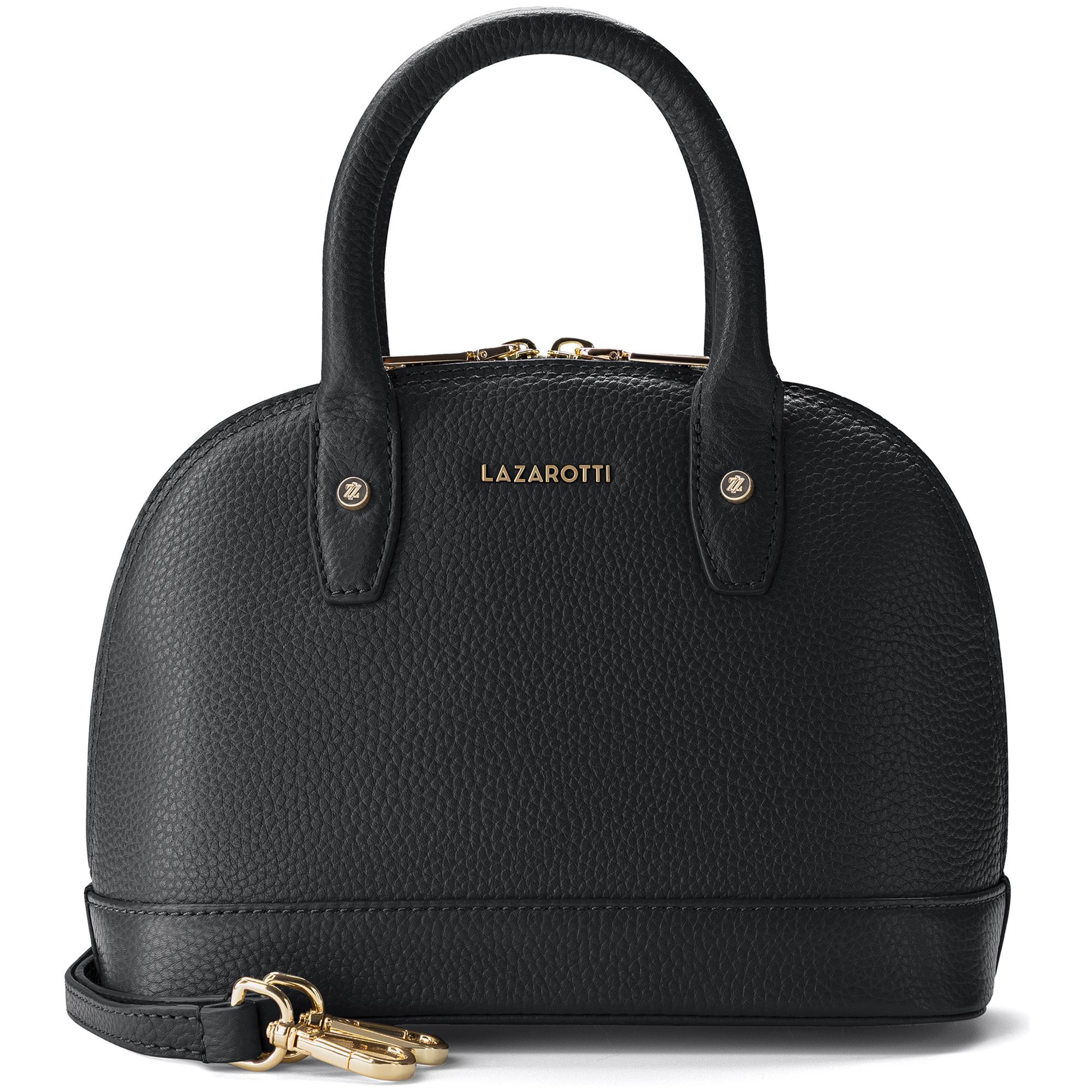 Lazarotti Henkeltasche "Bologna Leather Handtasche Crossbody Leder 24 cm"