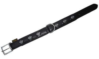HEIM Hunde-Halsband »Krone«, Echtleder, schwarz, Länge: 45-65 cm kaufen