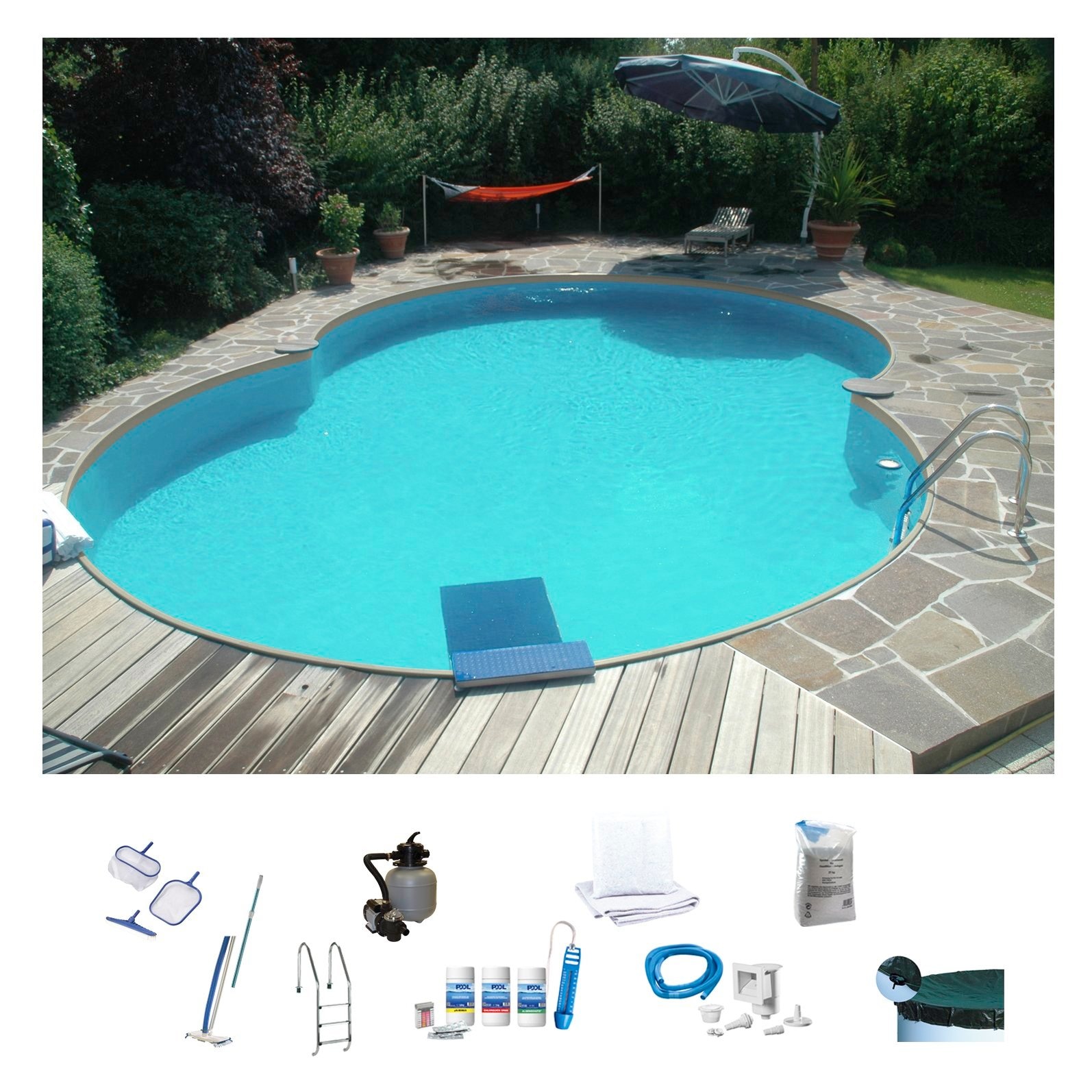 my POOL BWT Achtformpool "SAMOA 4" in versch. Größen erhältlich günstig online kaufen