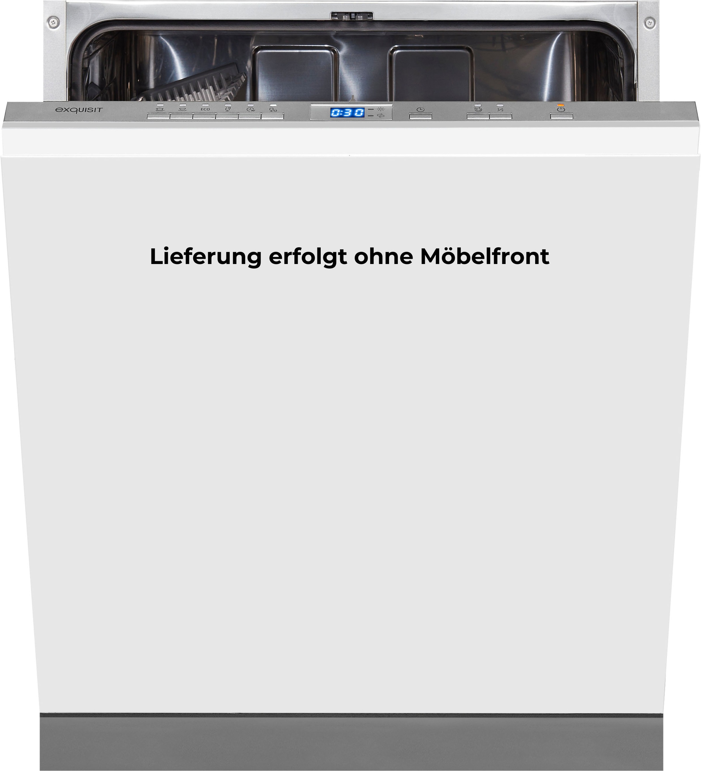 exquisit vollintegrierbarer Geschirrspüler 2113 »EGSP2113-ES-030E silber« 11 l 13 tlg. Maßgedecke Großes Fassungsvermögen, komfortabel im Alltag