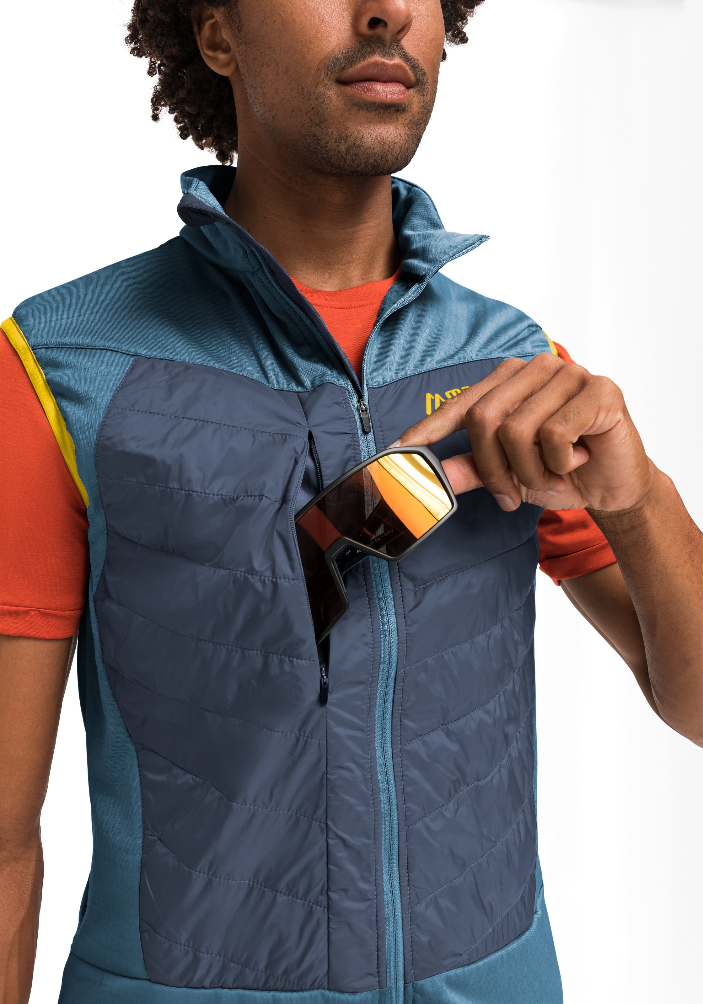 Maier Sports Funktionsjacke »Trift Vest M«, Komfortable Outdoorweste aus schnelltrocknendem Material