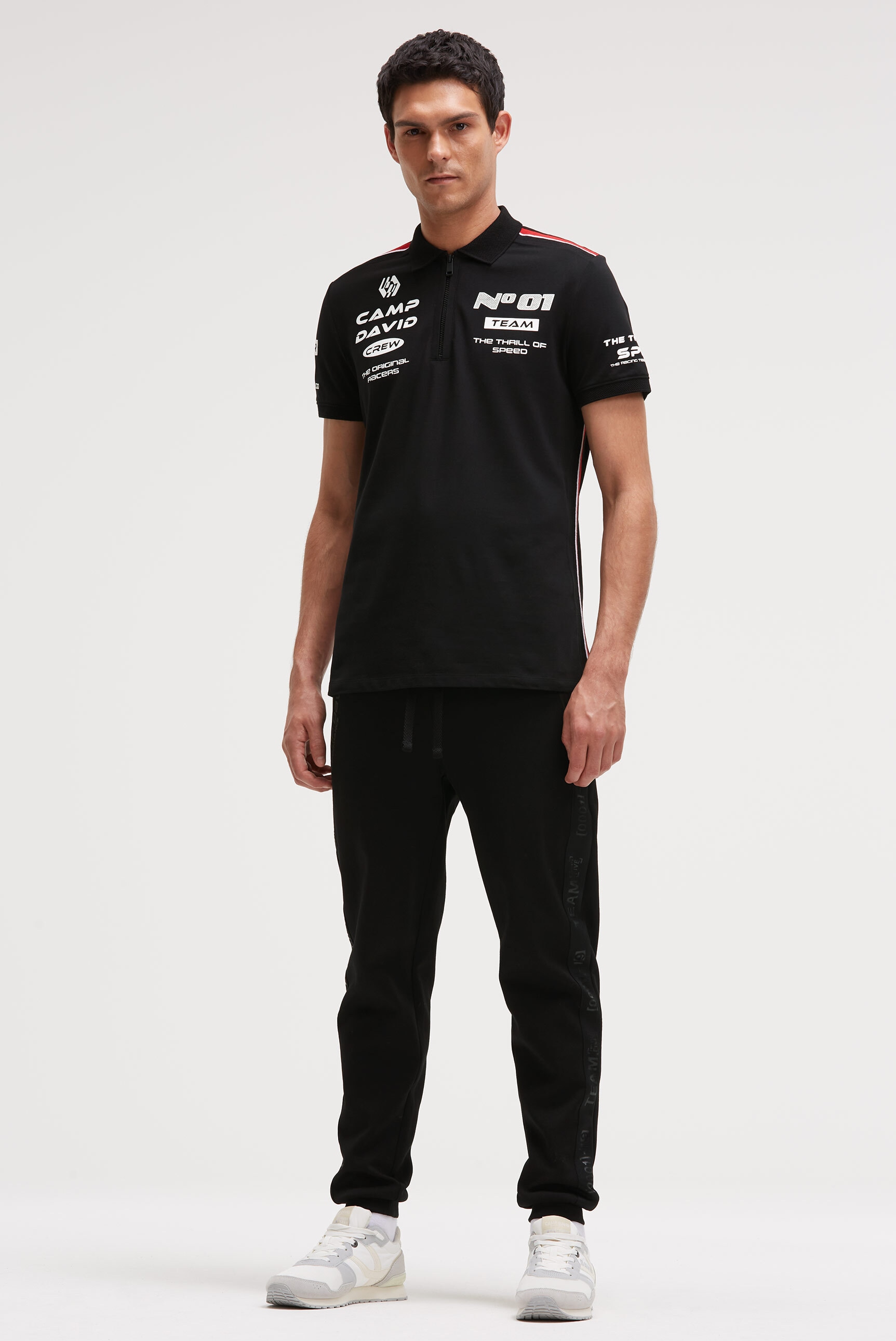 CAMP DAVID Poloshirt mit Baumwolle