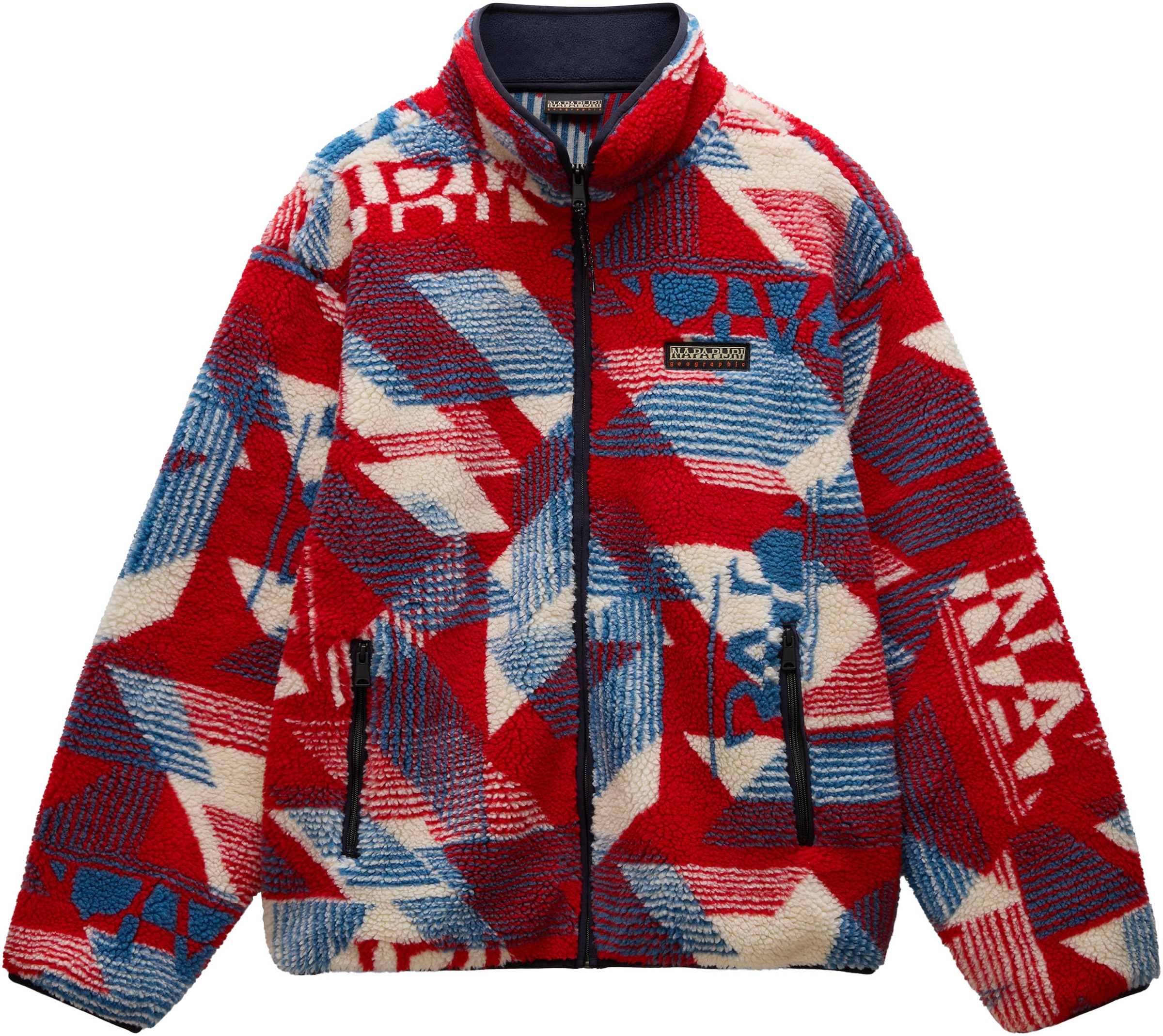 Napapijri Plüschjacke »ARGIENT«, mit allover Print