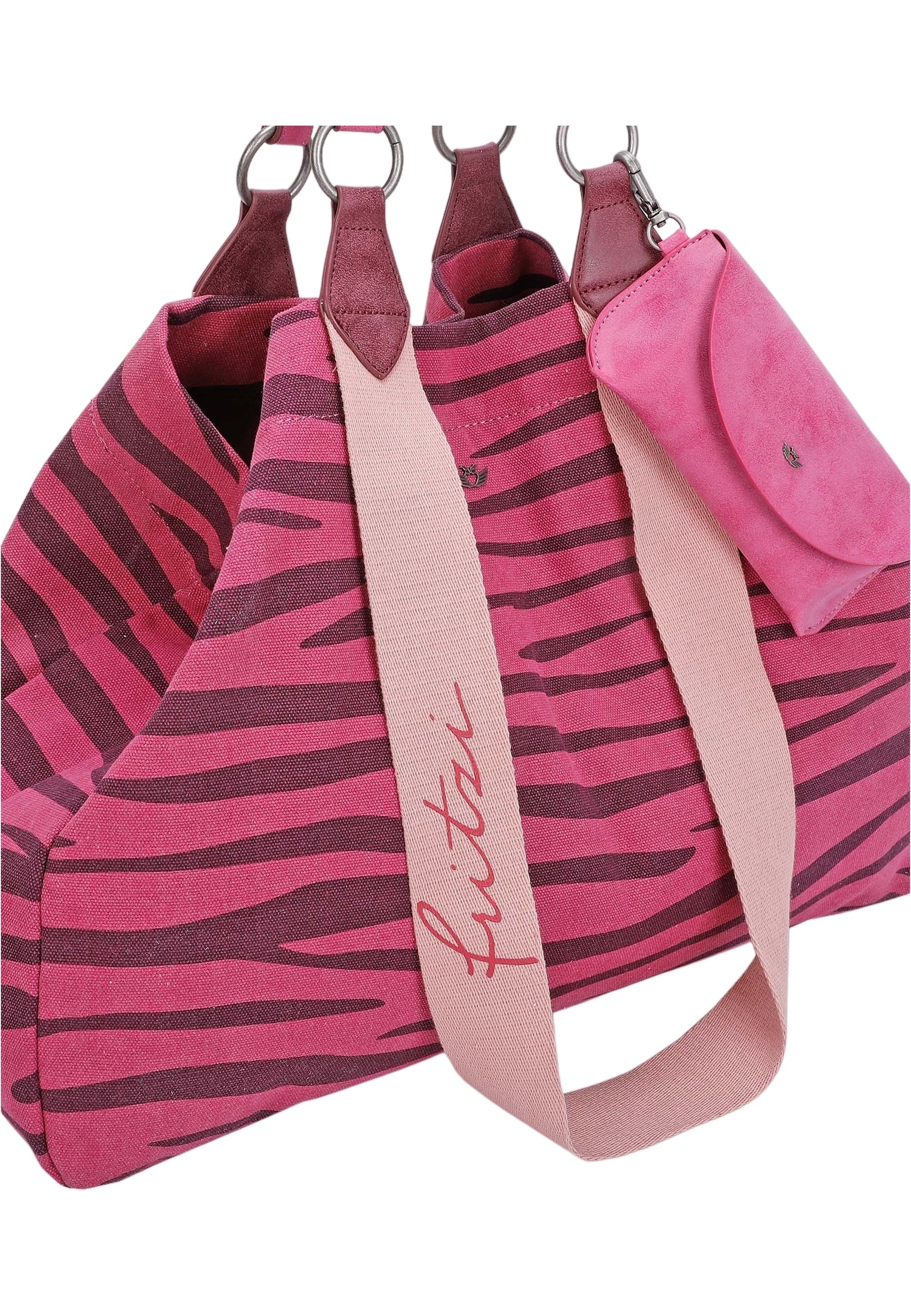 Fritzi aus Preußen Henkeltasche »Izzy«, aus veganen Materialien