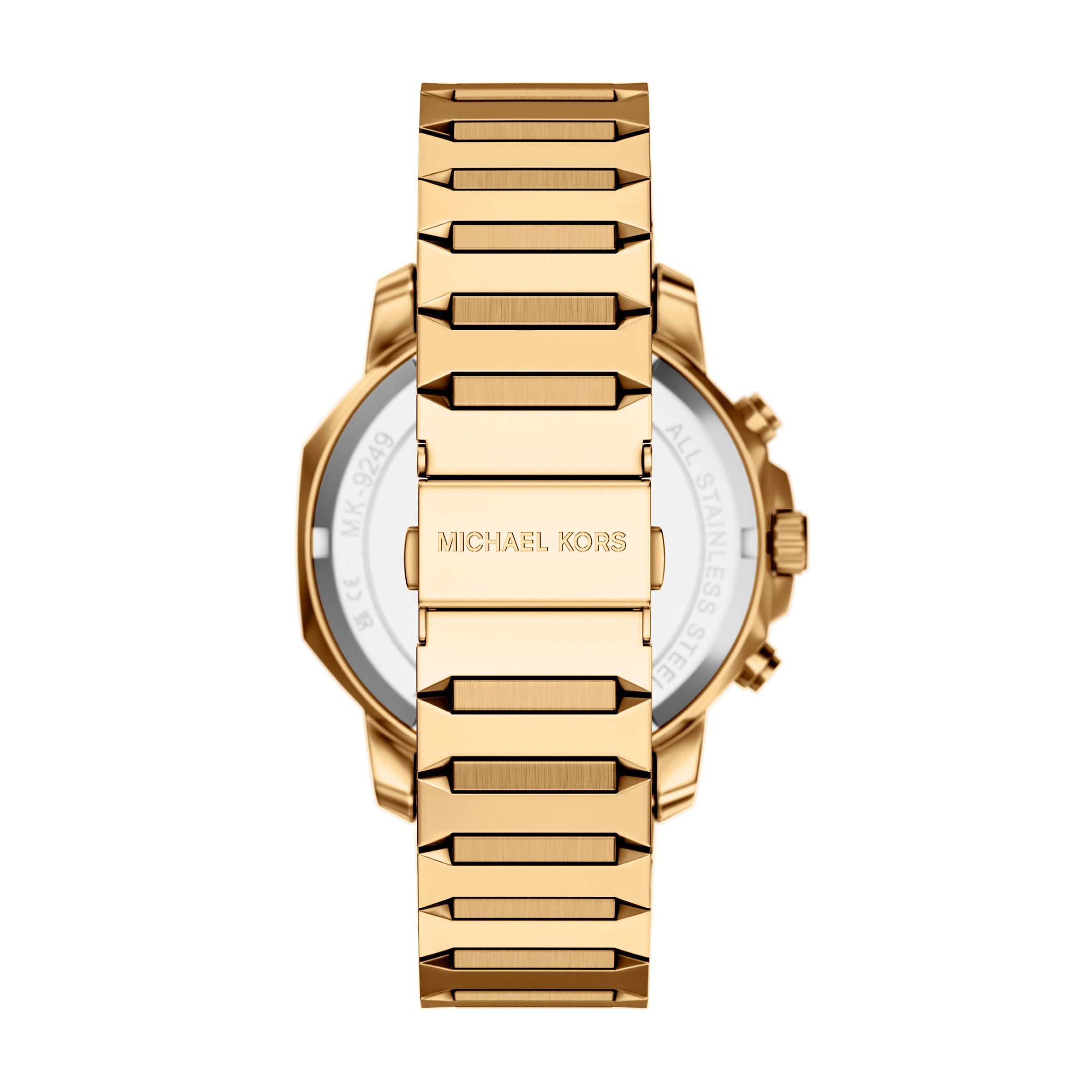 Chronograph MICHAEL KORS "PRESCOTT", gelbgoldfarben, Armbanduhren, Herren, Chronograph, Quarzuhr, Armbanduhr, Herrenuhr, Edelstahlarmband, analog, Tag 2