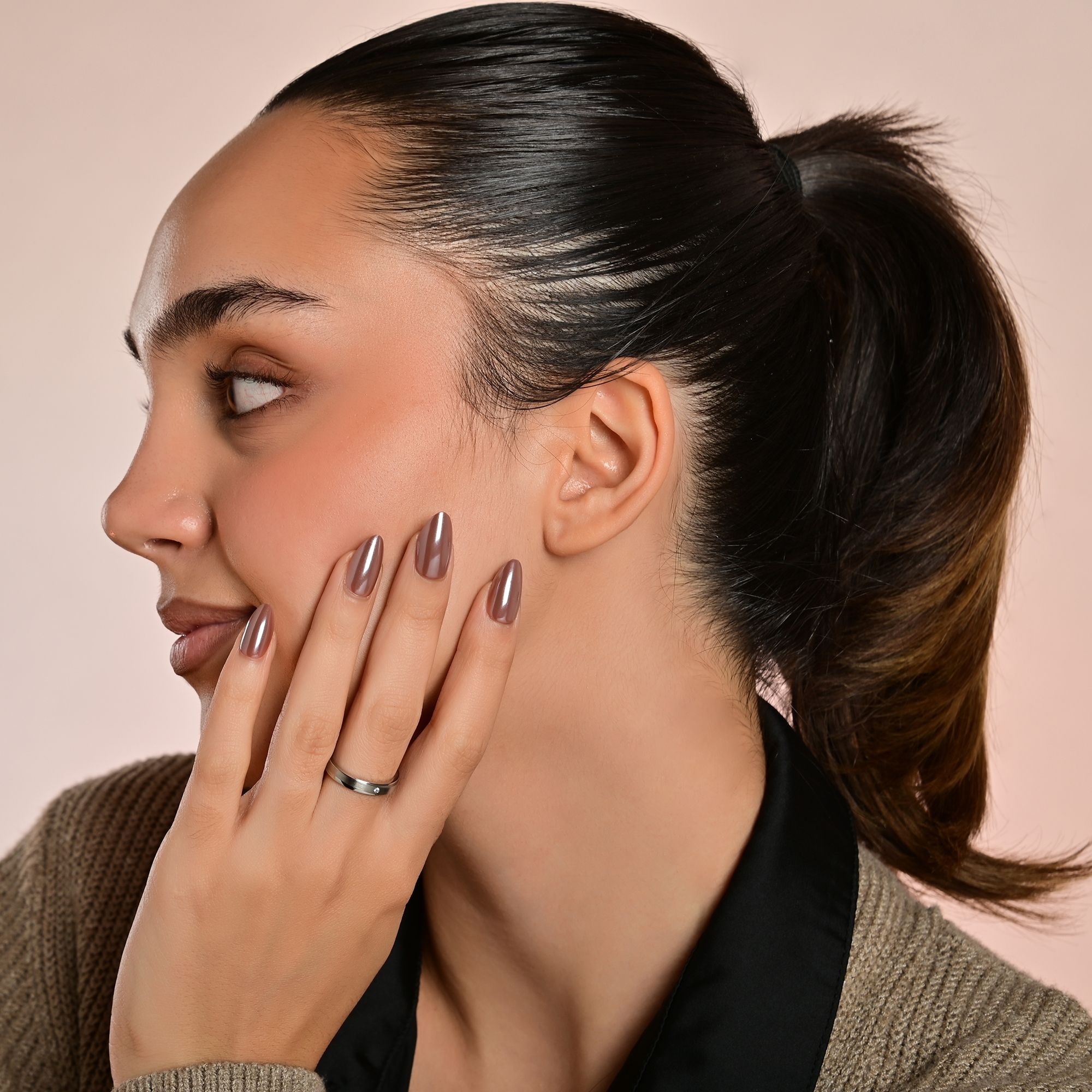 Adelia's Stainless Steel Ring Silver Size 50 2