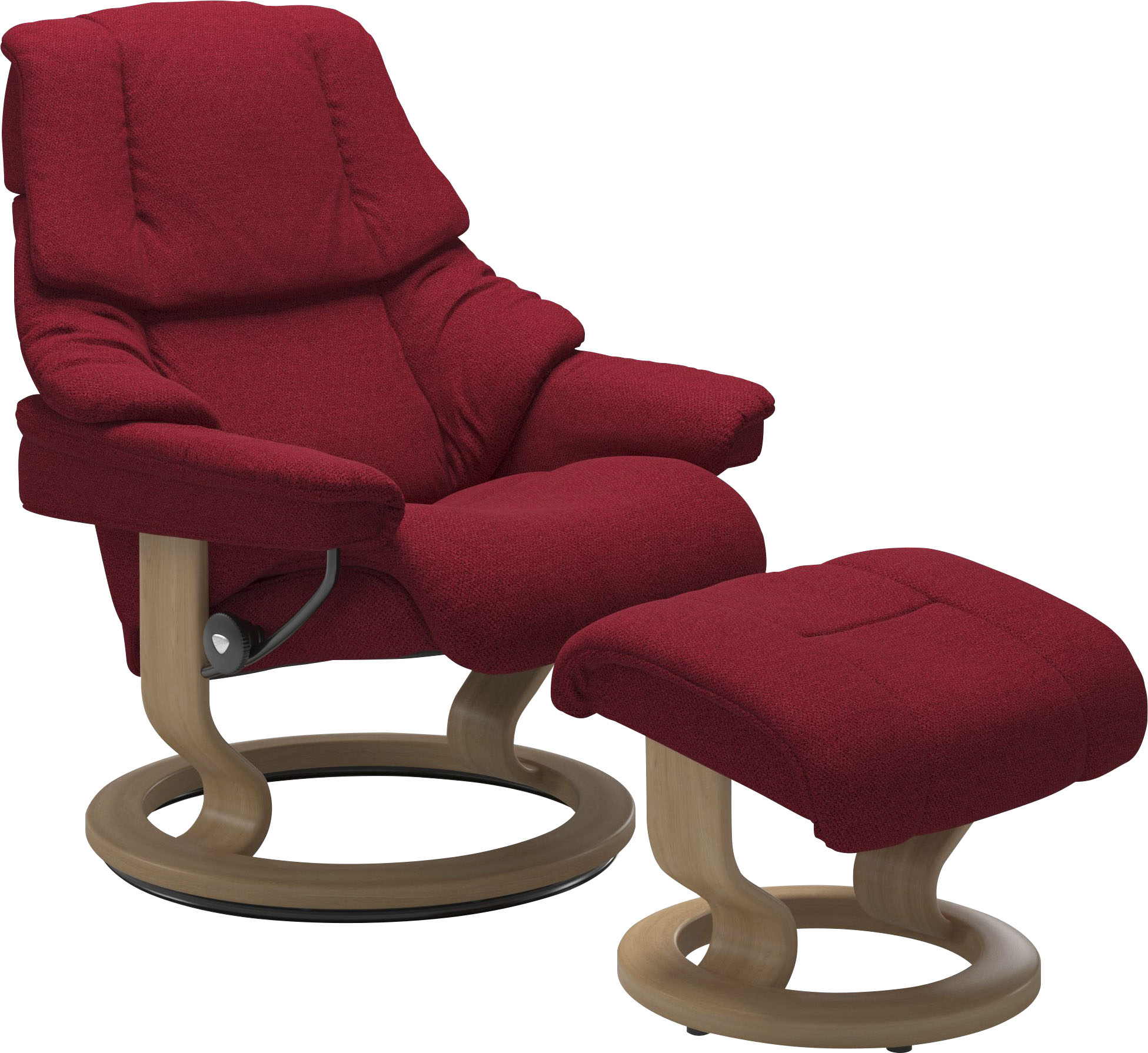 Thumbnail - Stressless Fußhocker "Reno", mit Classic Base, Gestell Eiche