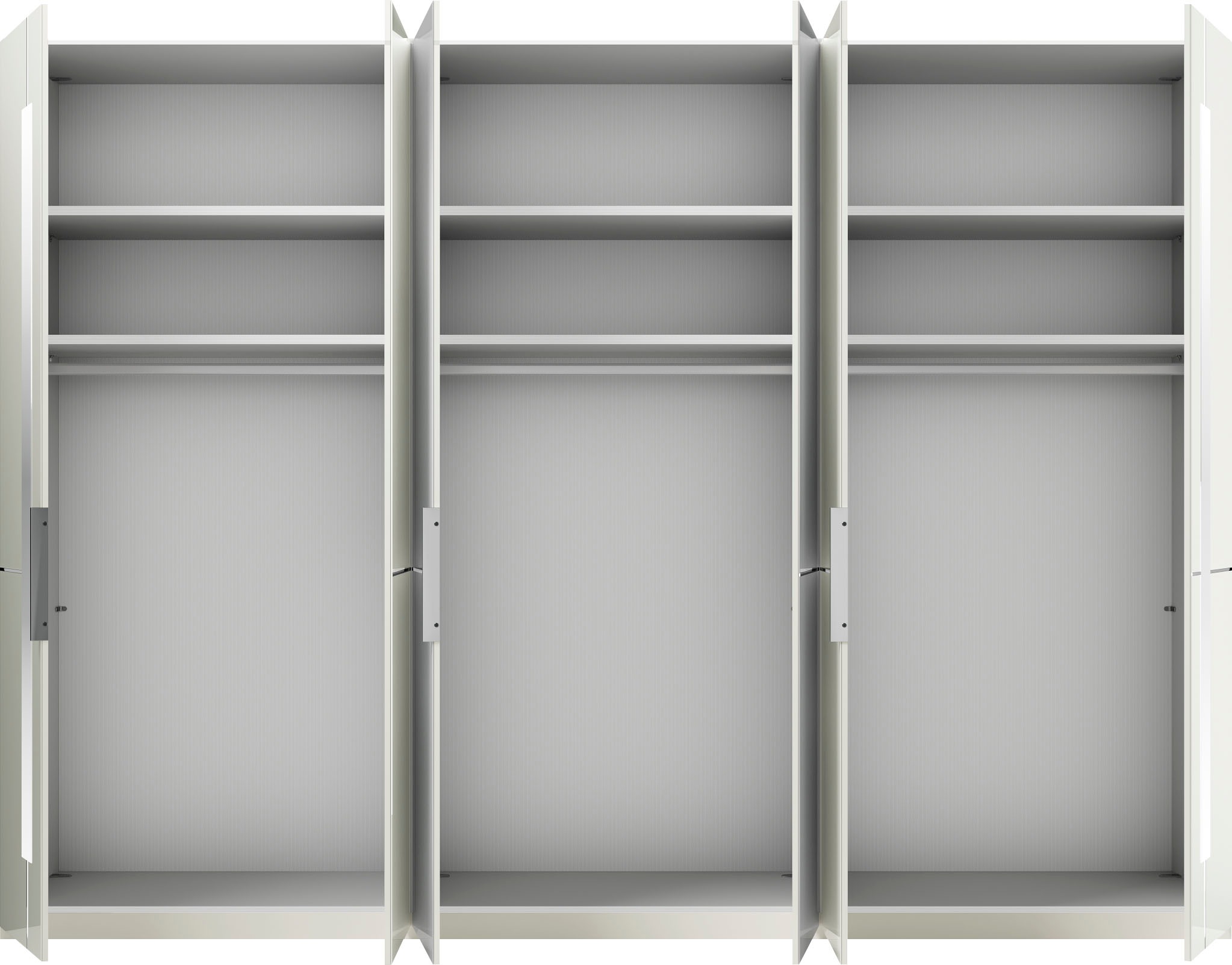 Musterring Drehtürenschrank »Imola W«, inkl. Einlegeböden und Kleiderstangen, mit Glas- und Spiegeltüren