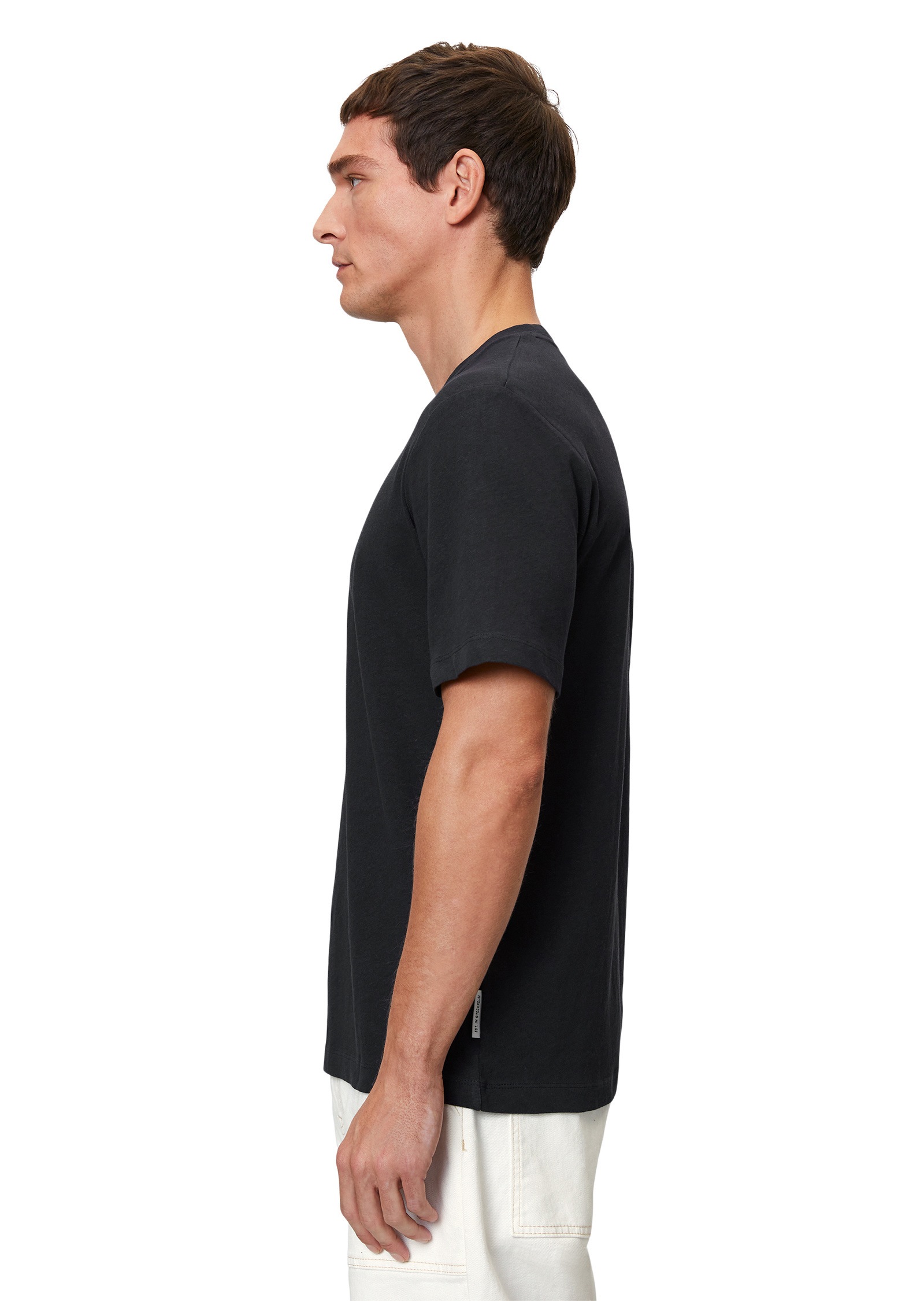Marc O'Polo T-Shirt »aus Bio-Baumwolle-Leinen-Mix«