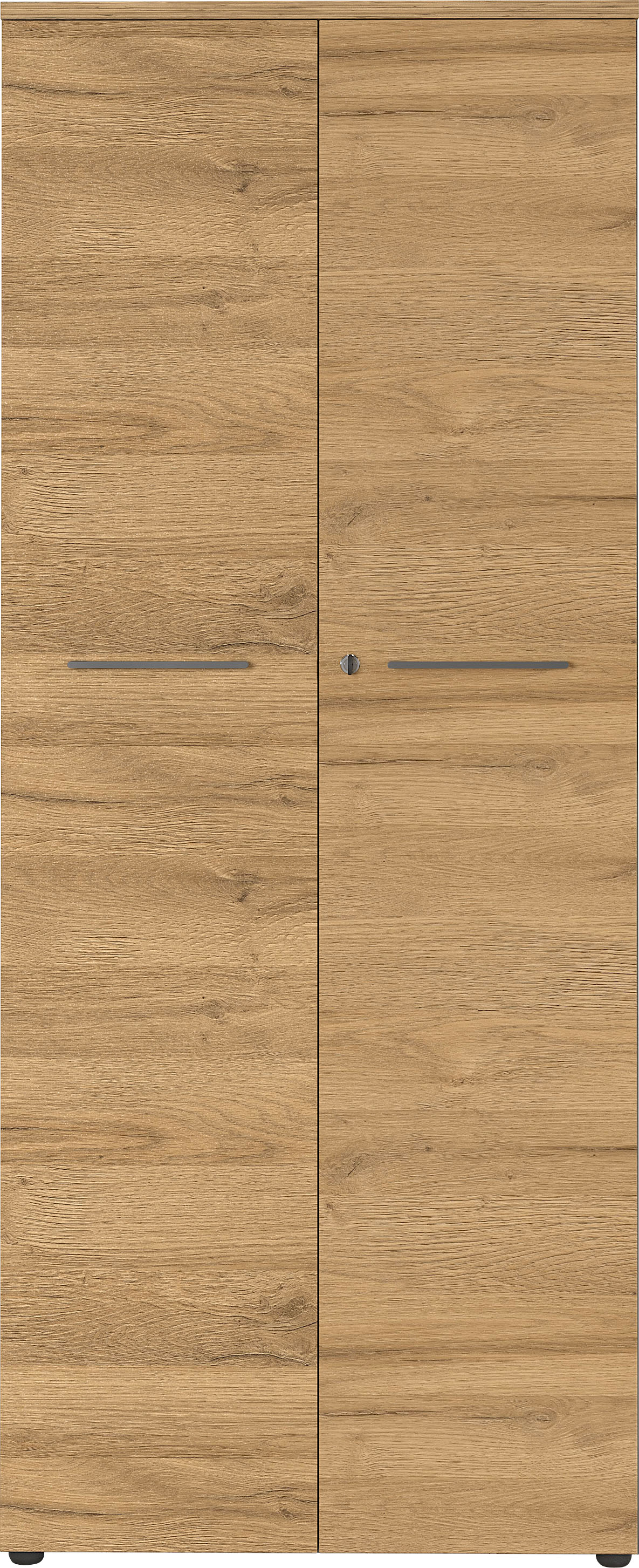 GERMANIA "GW-Agenda, Mehrzweckschrank, abschließbar," optional mit 2 offenen Fächern, Maße 80x197 cm, Made in Germany