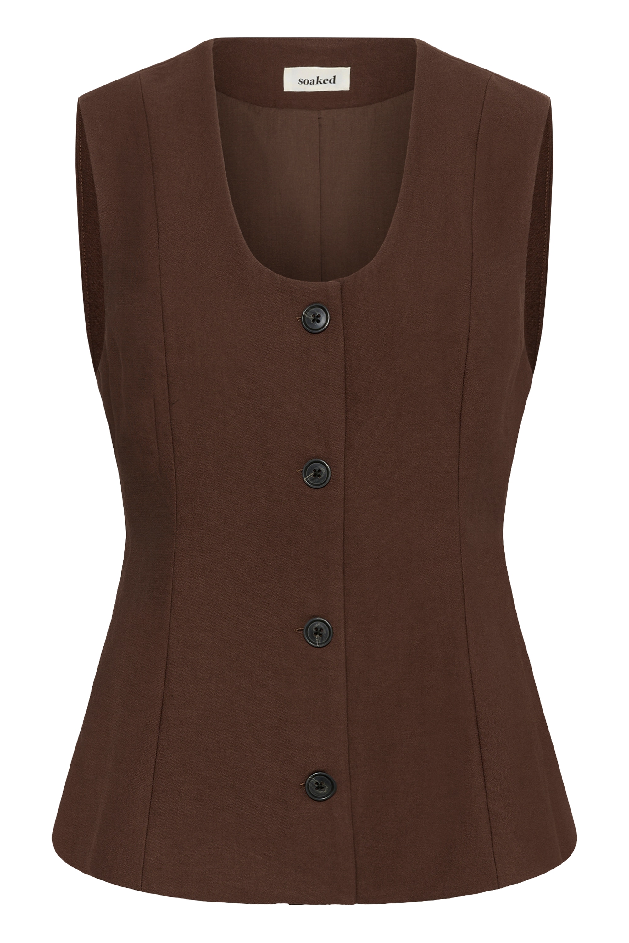 SOAKED IN LUXURY Anzugweste "Damen Weste SLSemiki"