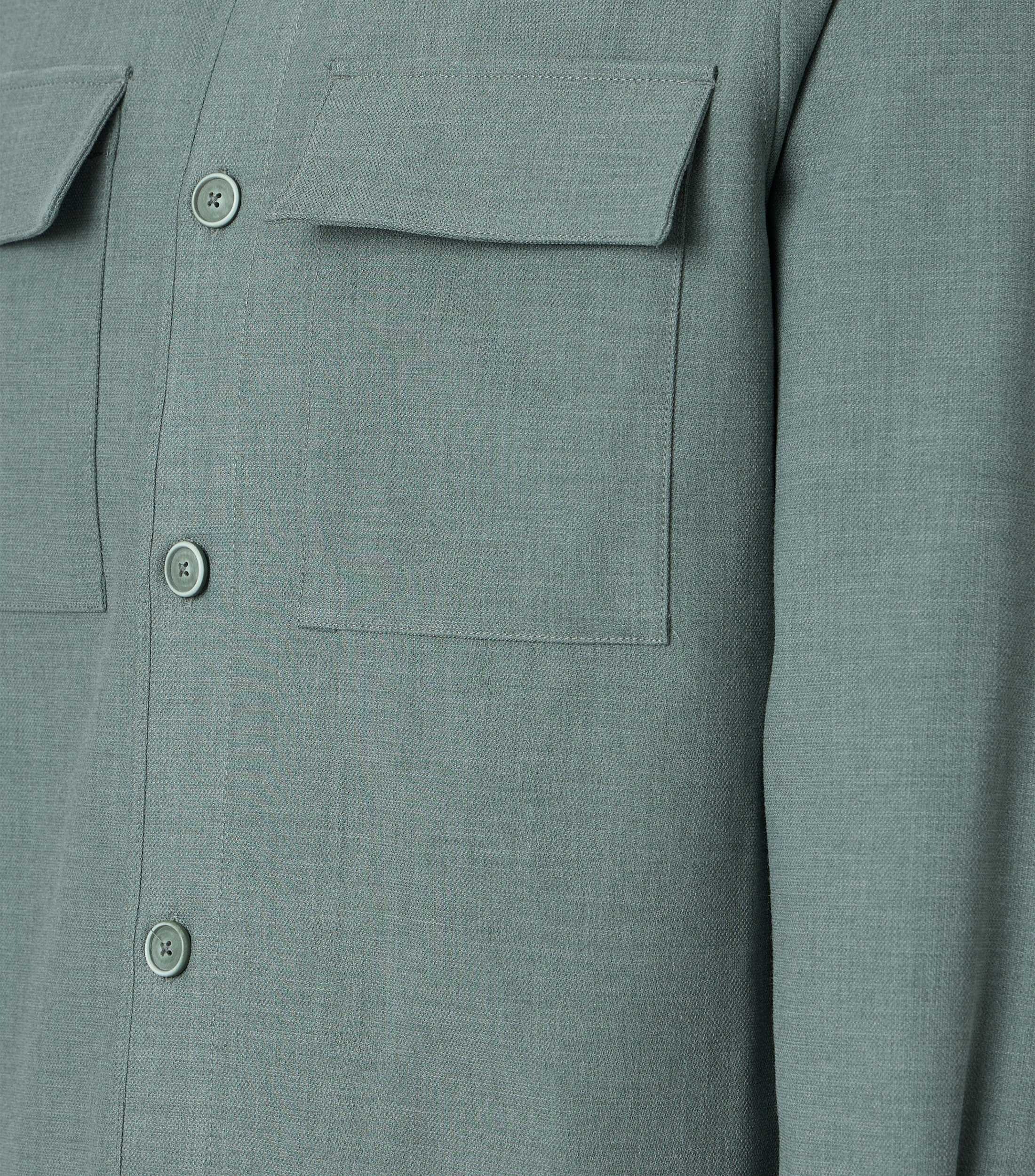 VENTI Langarmhemd »VENTI Hemdjacke uni«