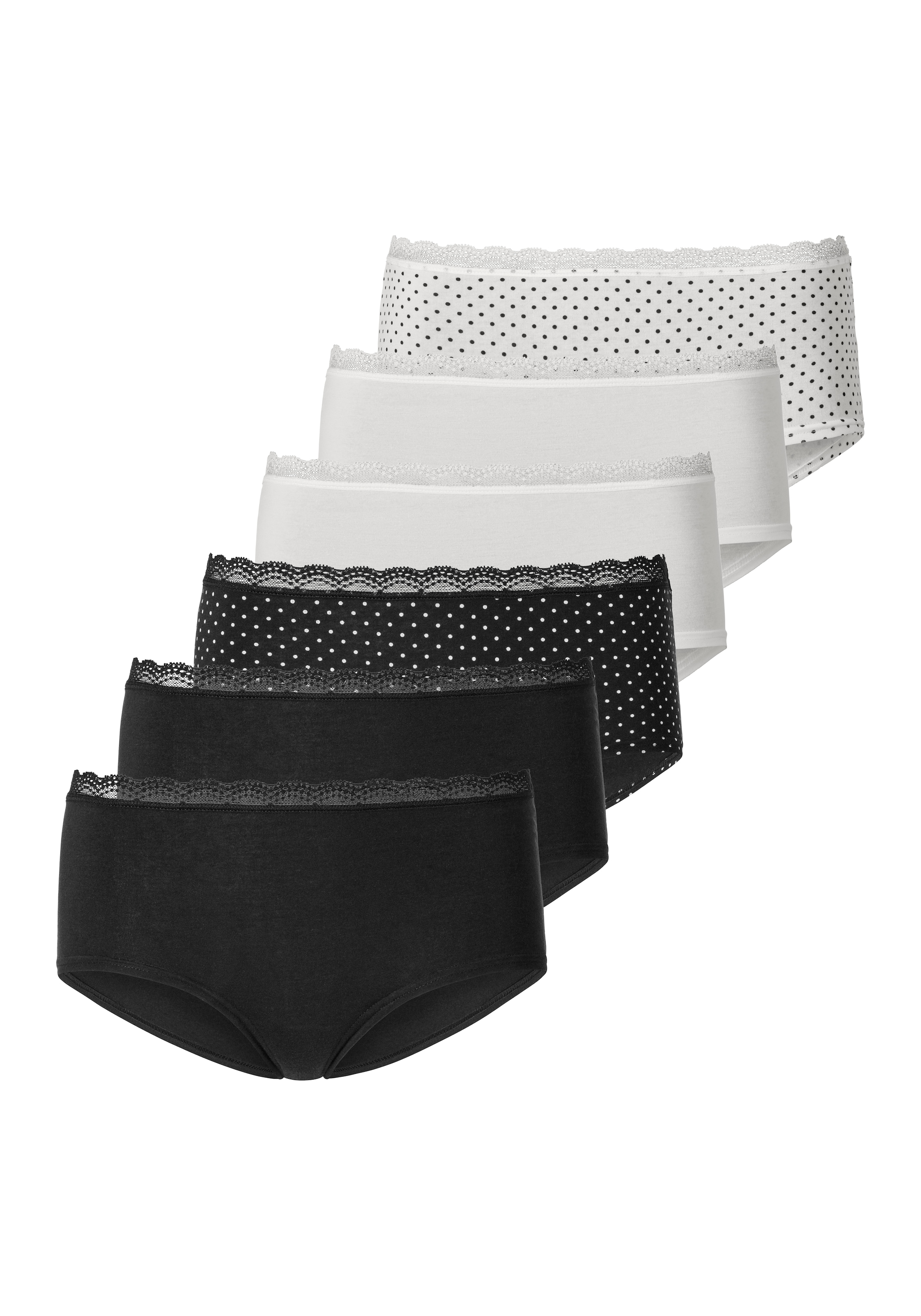 Vivance Hipster, (6 St.), angenehm elastische-qualität günstig online kaufen