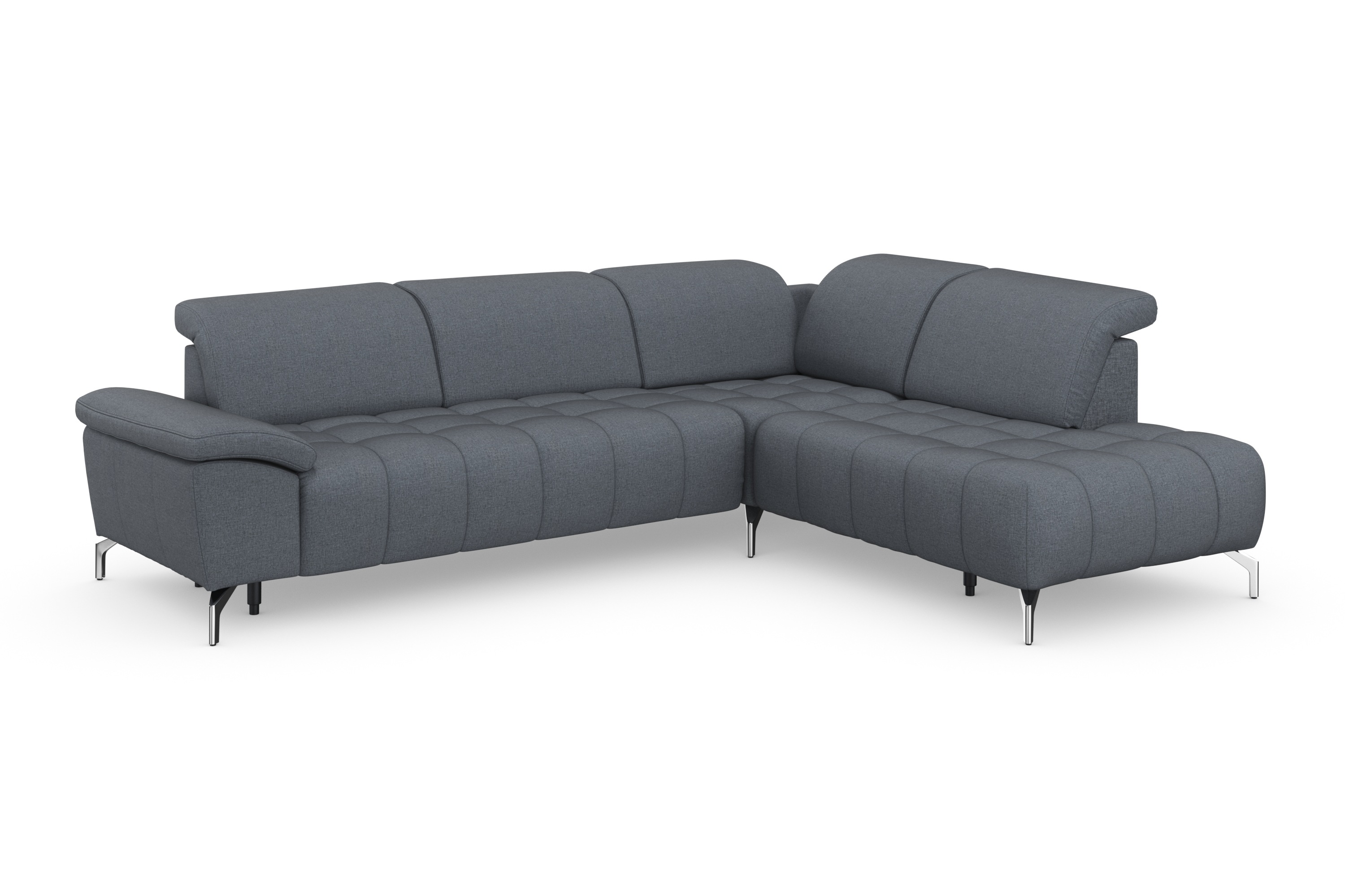 Thumbnail - sit&more Ecksofa "Cool L-Form" wahlweise mit Kopfteilverstellung und Vorziehsitz, motorisch