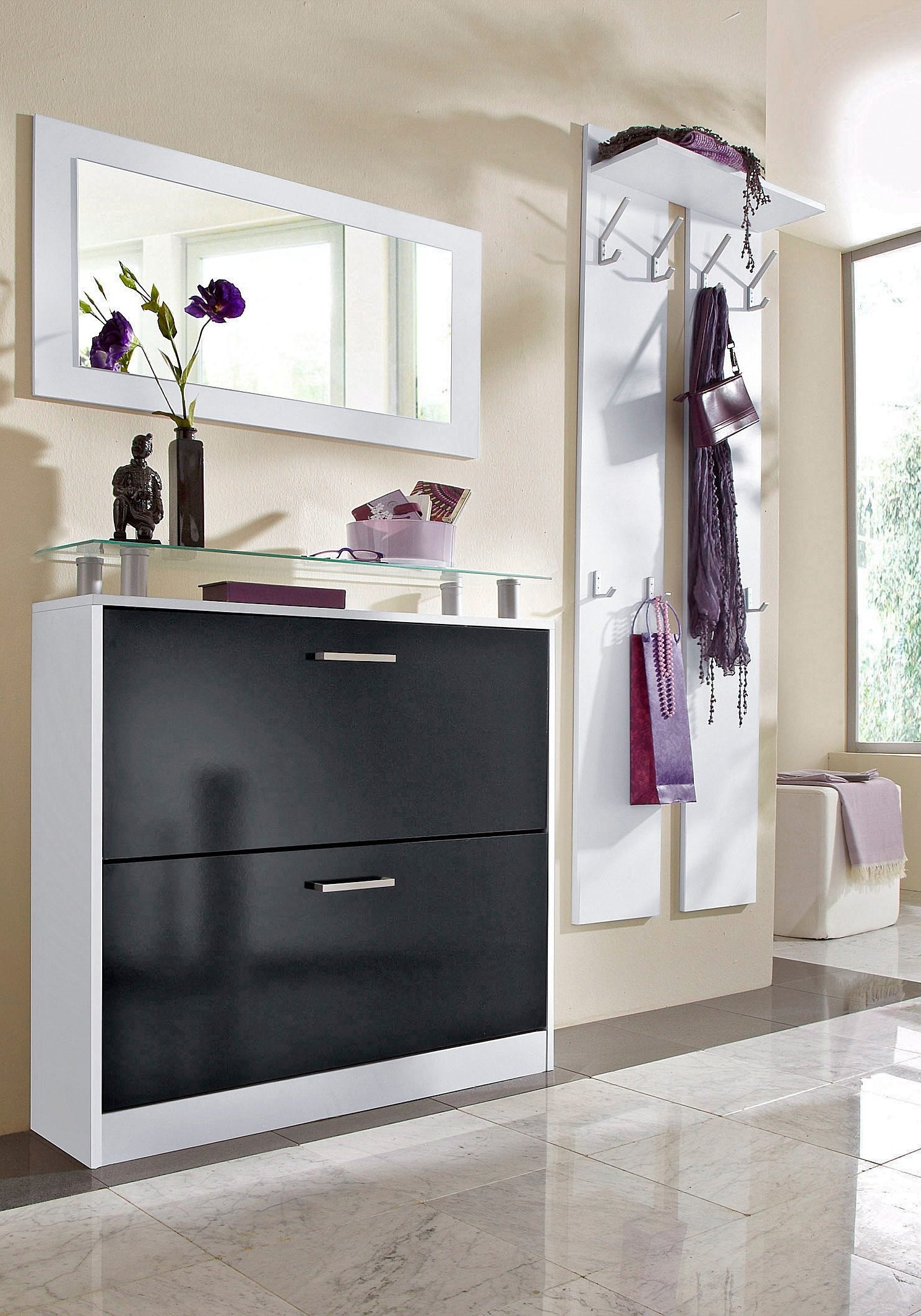 borchardt Möbel Schuhschrank "Finn, Schuhregal, Schuhkipper für 12-16 Paar günstig online kaufen