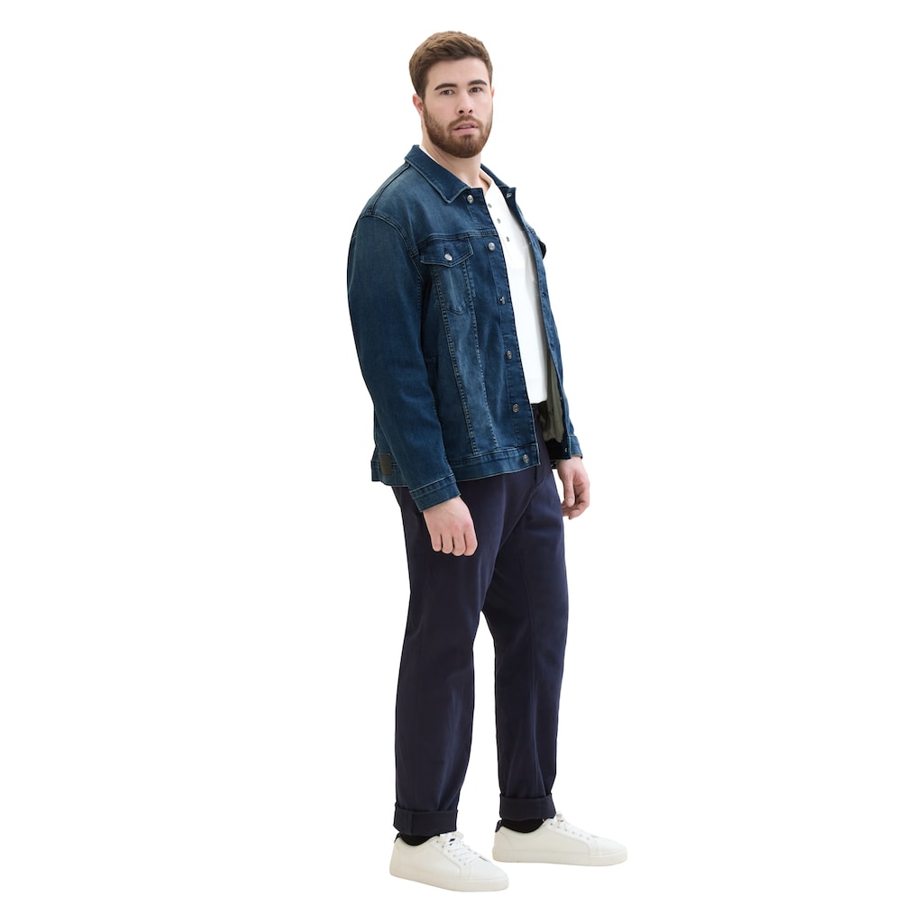 TOM TAILOR PLUS Jeansjacke, ohne Kapuze