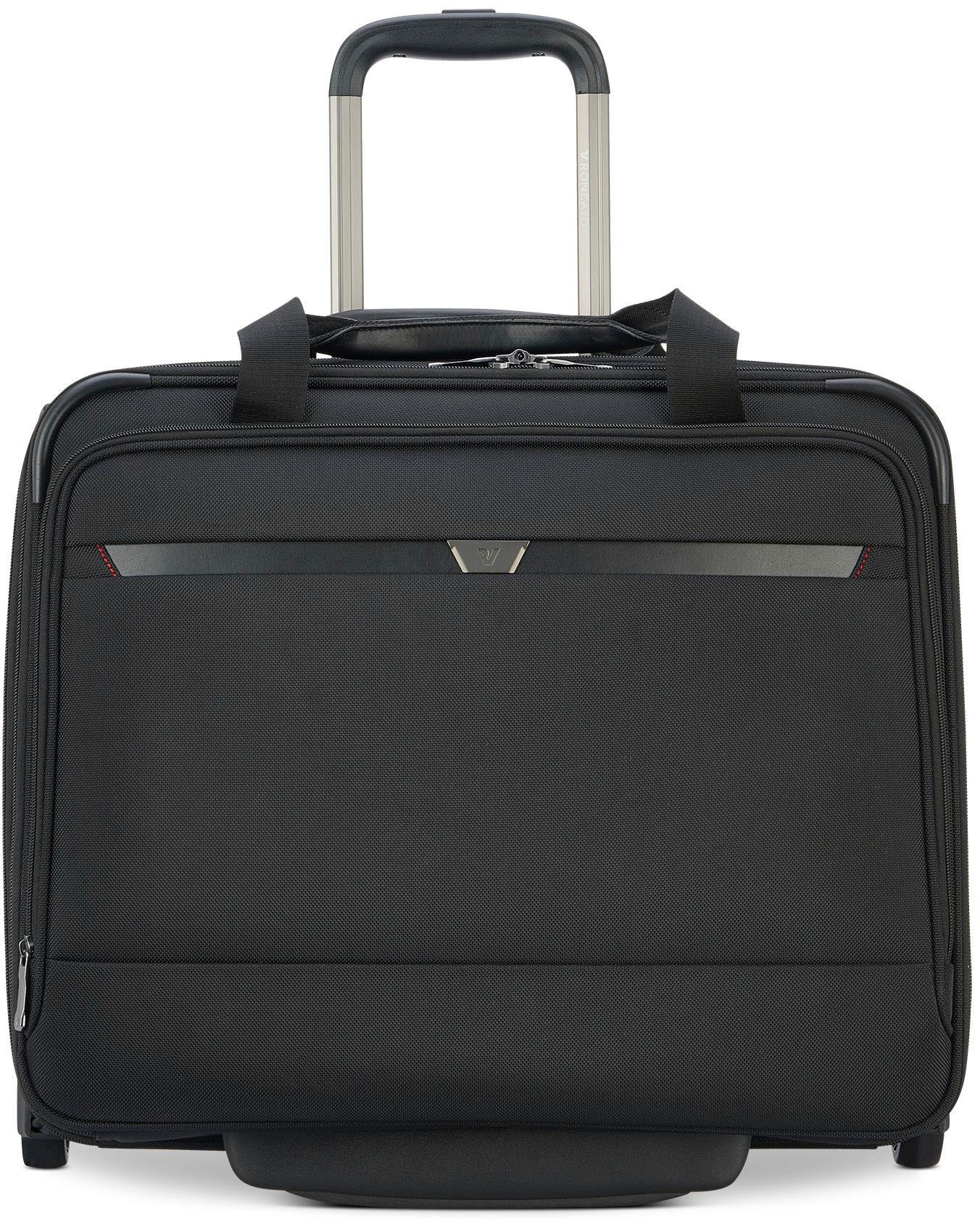 RONCATO Business-Trolley "BIZ 4.0, 2R, Laptoptasche 17.3"", 2 St. Rollen, Koffer klein, Reisegepäck, Cabin Trolley mit L