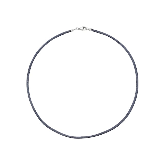 JOBO Kette ohne Anhänger, Seidenkette grau 925 Silber 42 cm 2,8 mm online  kaufen | BAUR