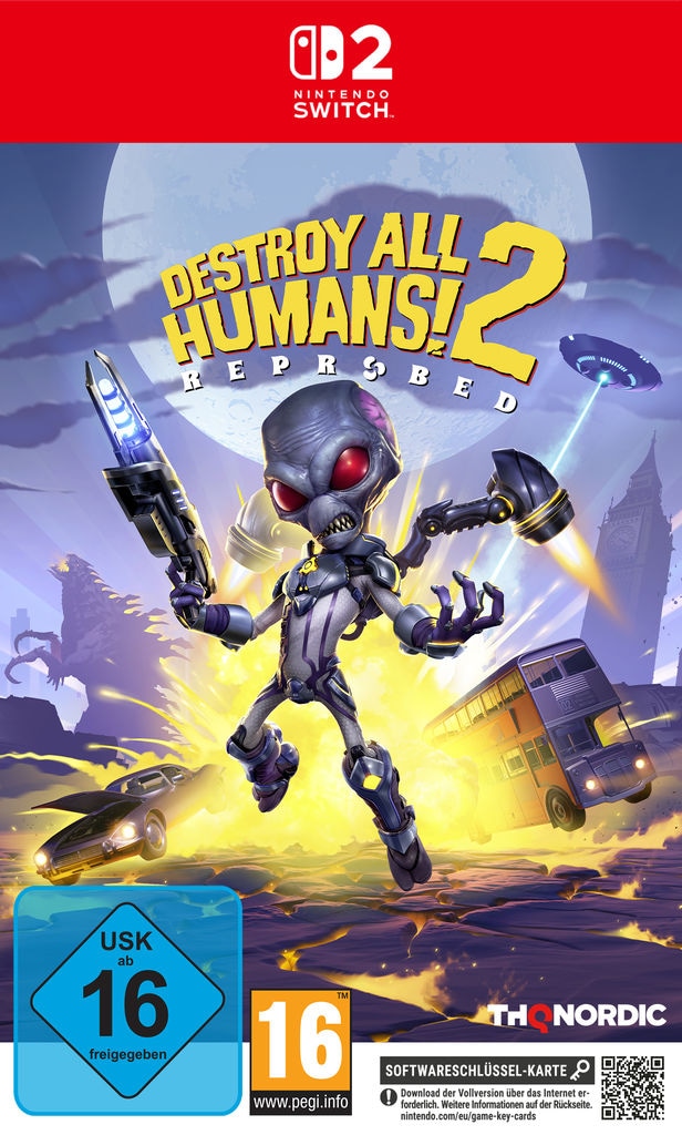 THQ NORDIC Spielesoftware "Destroy All Humans 2 - Reprobed", Nintendo Switch 2, bunt, Spielesoftware