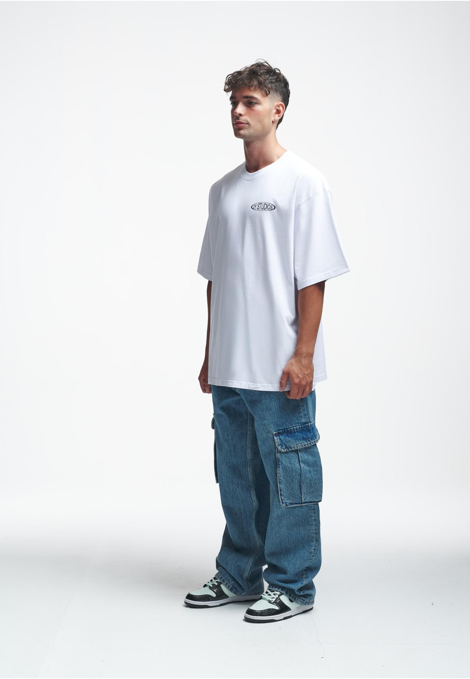 2Y Studios T-Shirt »2Y Studios Herren 2Y Introspect Oversize Tee«, (1 tlg.)