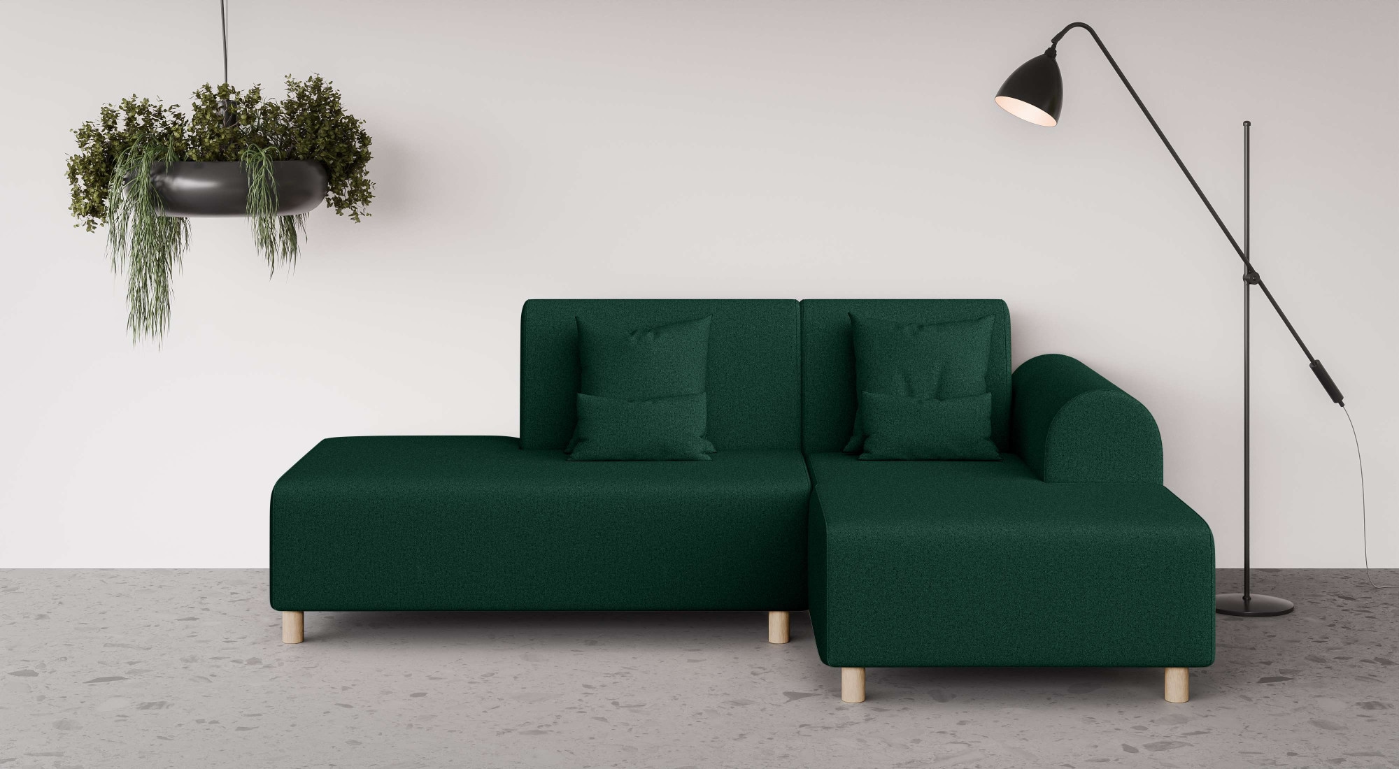 OTTO home Ecksofa "Suyala" L-Form mit Hocker günstig online kaufen