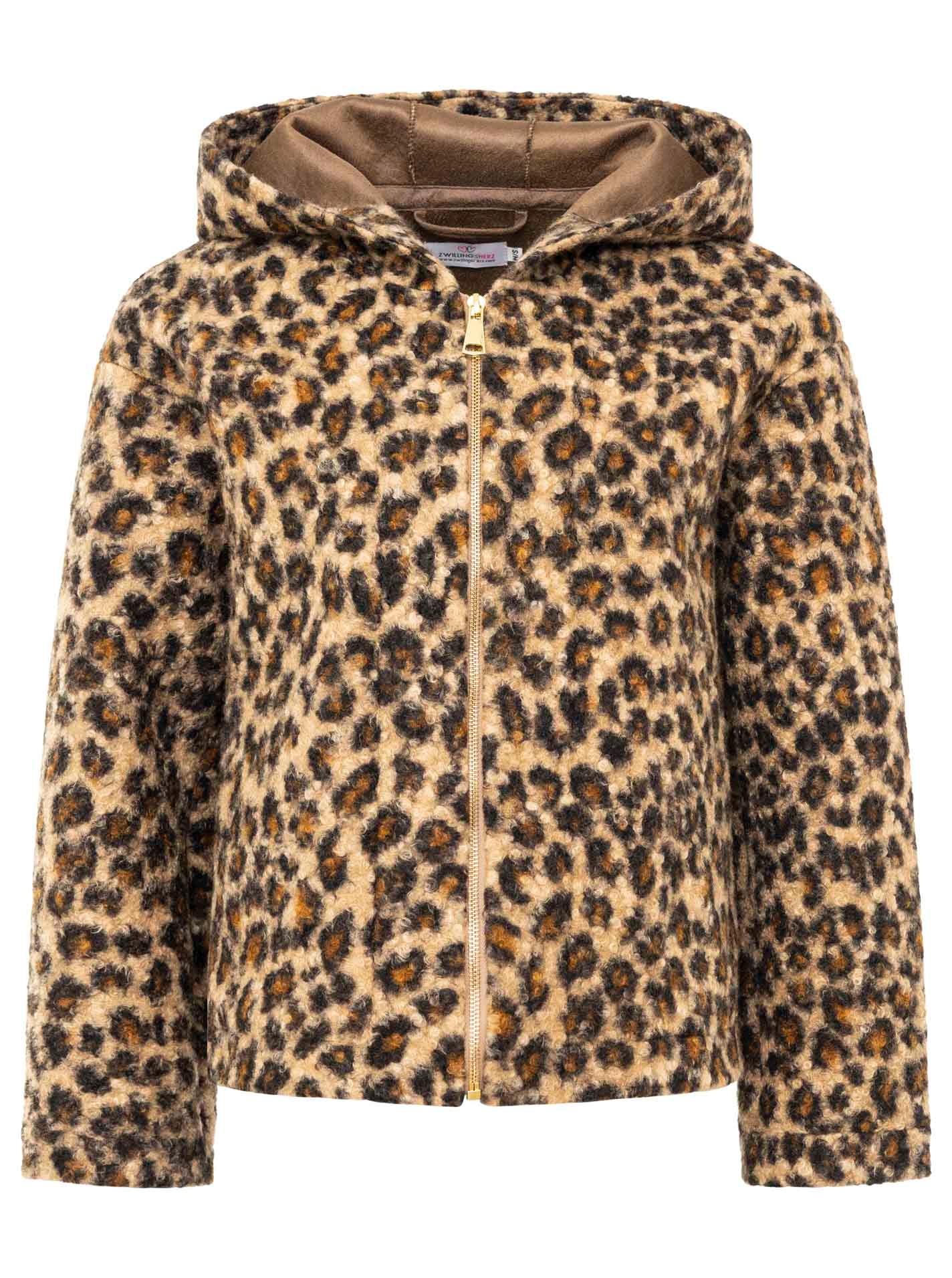 Zwillingsherz Kurzjacke »"Fur"«, Kapuze, Reißverschluss, Seitliche Taschen