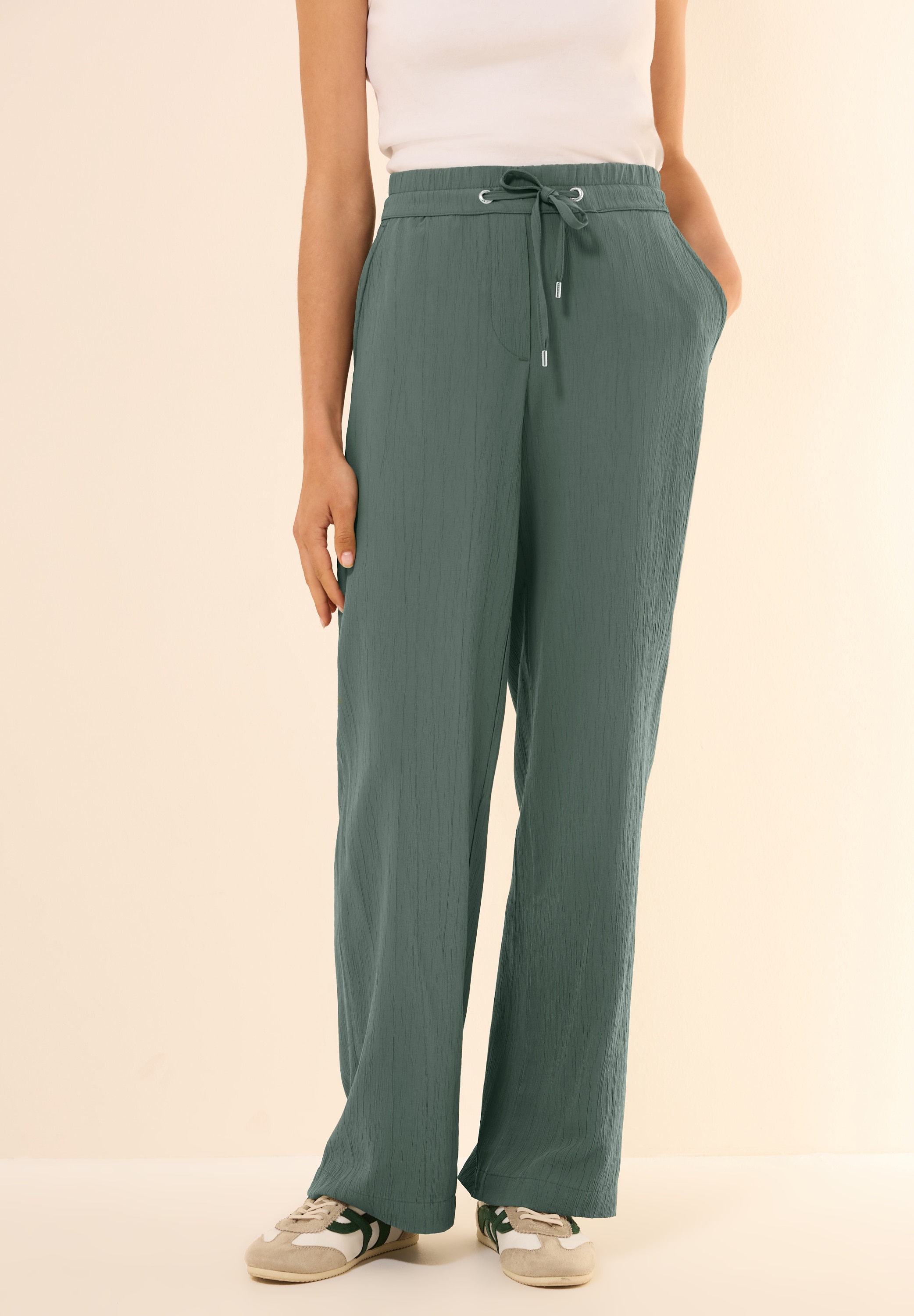 Cecil Stoffhose, High Waist günstig online kaufen