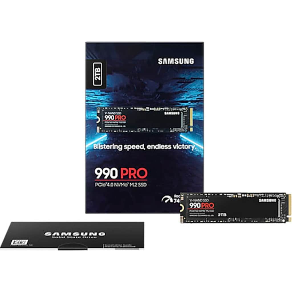 Samsung interne SSD »990 PRO NVMe™ M.2«, Anschluss PCIe Gen 4.0 x4