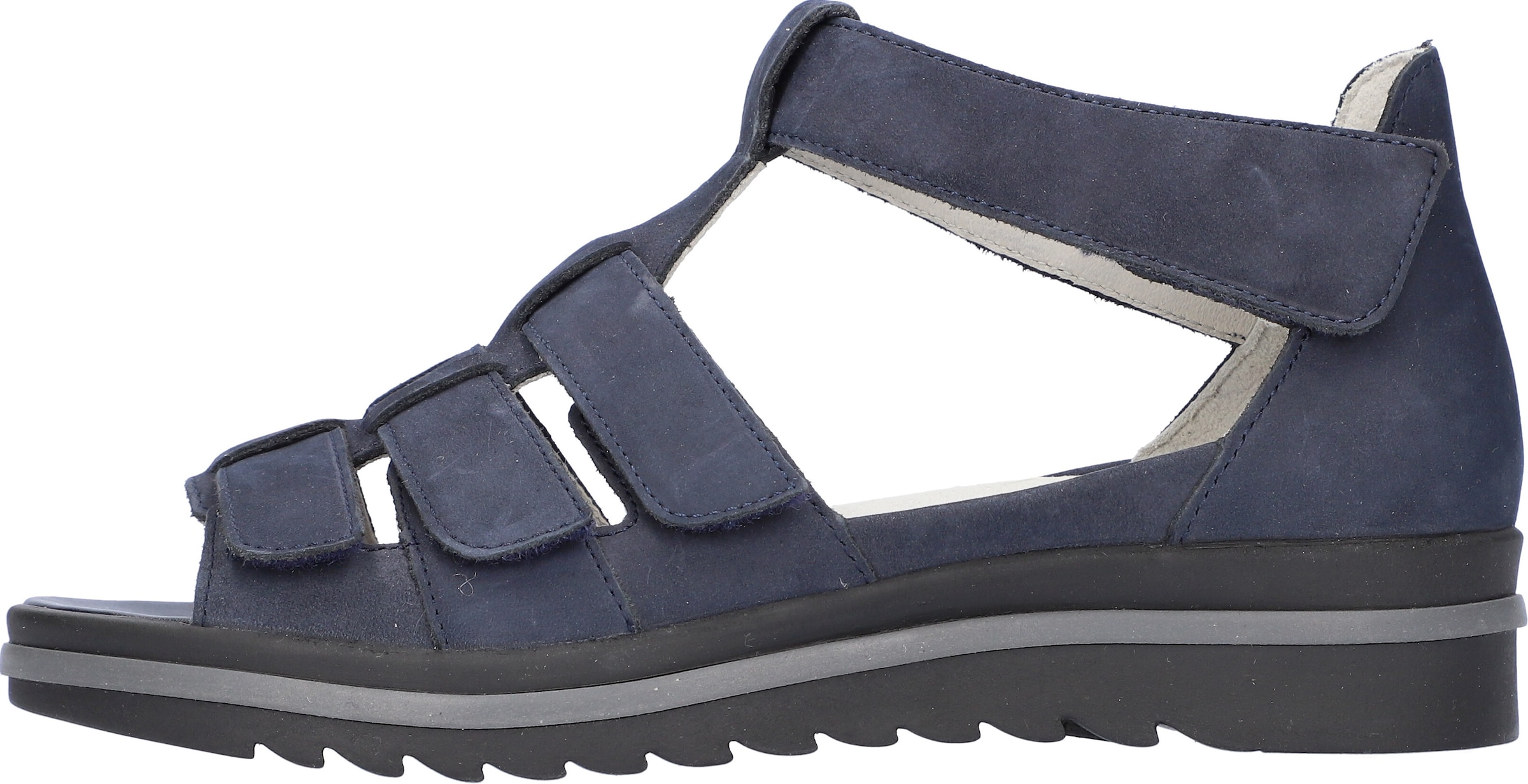 Waldläufer Sandale »Hakura«, Sommerschuh, Sandalette, Keilabsatz, mit Klett, Komfortweite H