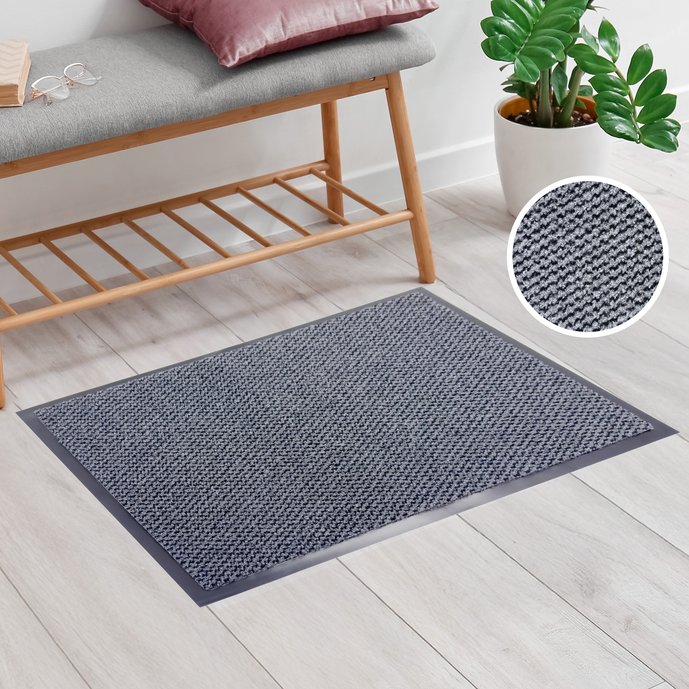 OTTO home Fußmatte "Tarron, für Hausflur und Eingangsbereiche" rechteckig 5 günstig online kaufen