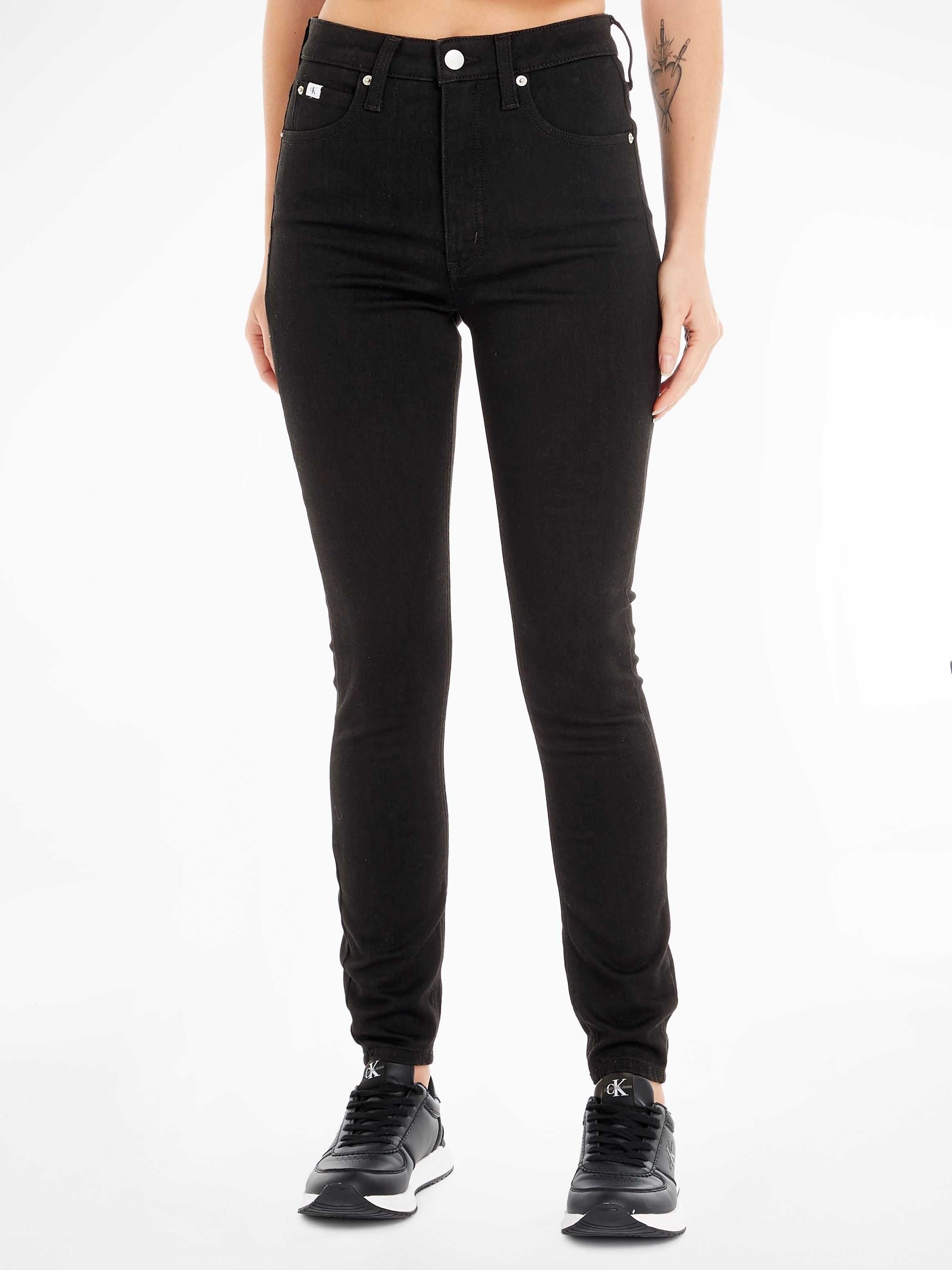 Calvin Klein Jeans "HIGH RISE SUPER SKINNY ANKLE" 5-Pocket-Form günstig online kaufen