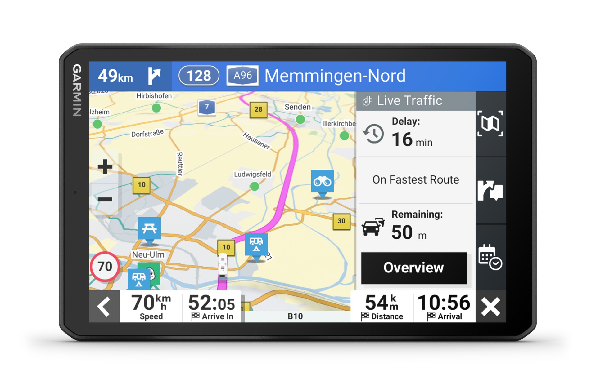 alter Laden Garmin Navigationsgerät »Camper 895 | Bluetooth Karten- BAUR kaufen EU«, (Europa günstig Länder) MT-D Updates), (45